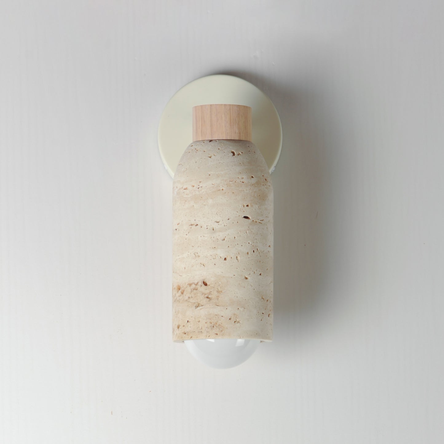 Pompeii Wall Sconce Travertine/Oyster by Maxim Lighting