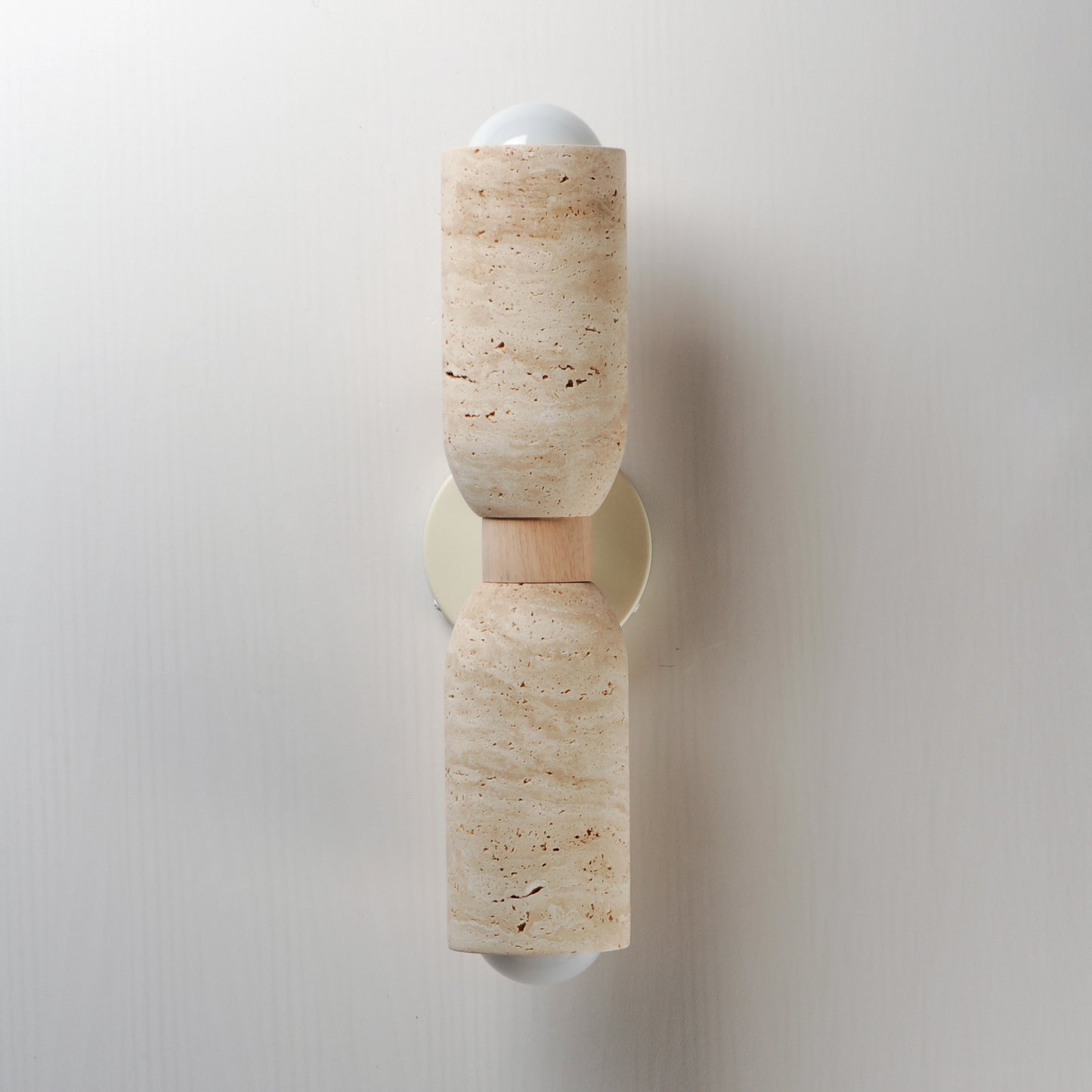 Pompeii 2-Light Wall Sconce Travertine/Oyster by Maxim Lighting