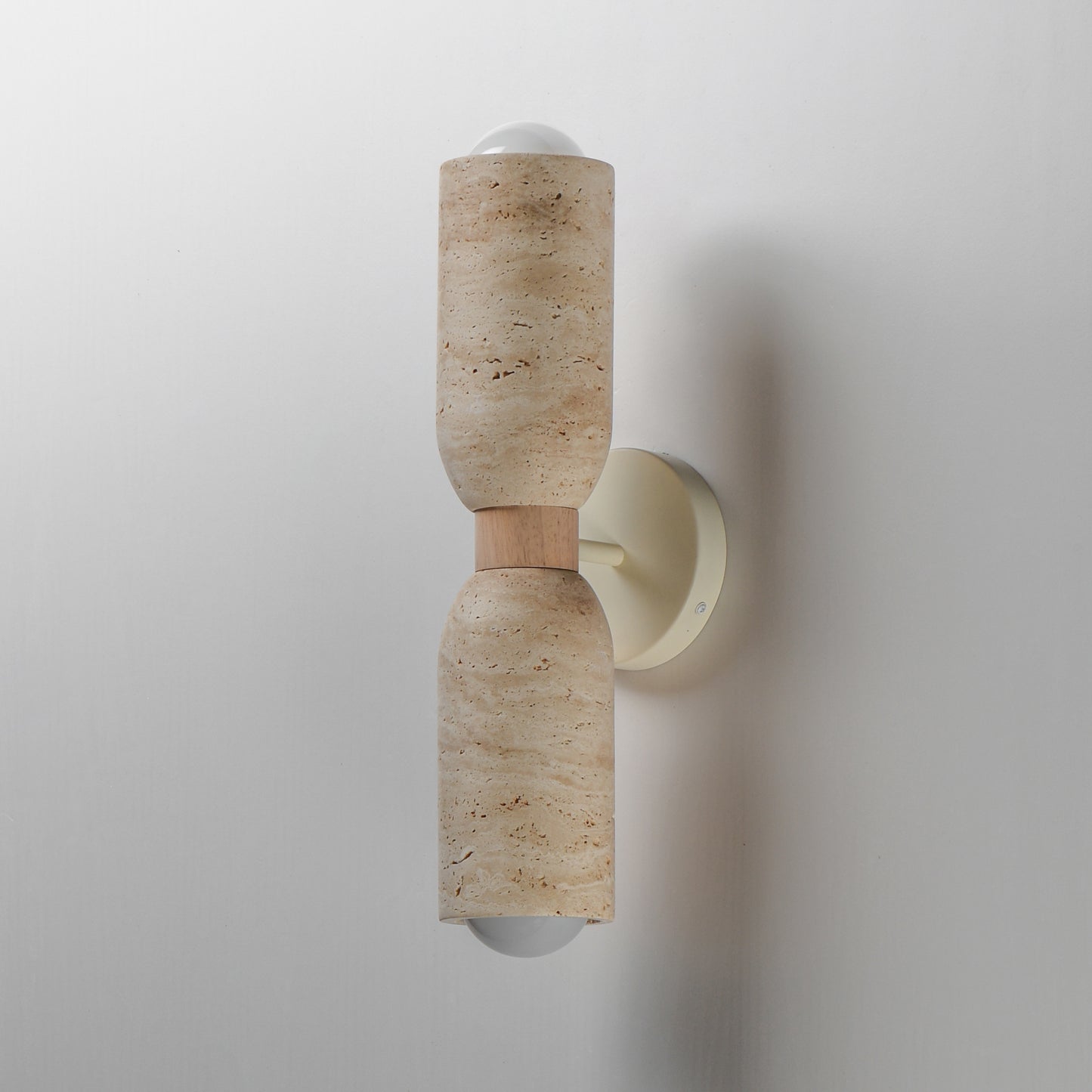 Pompeii 2-Light Wall Sconce Travertine/Oyster by Maxim Lighting