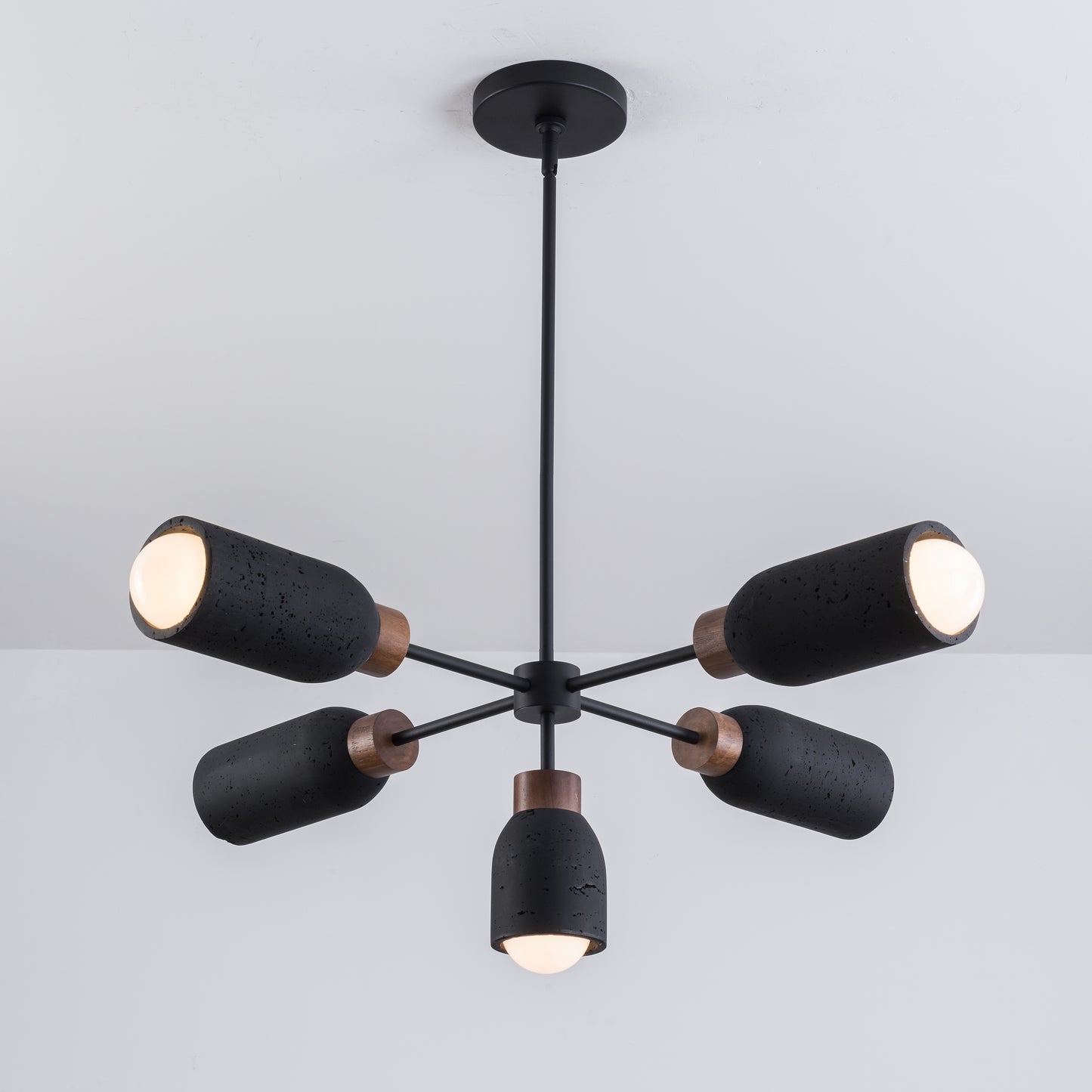Pompeii 5-Light Pendant Lava/Black by Maxim Lighting
