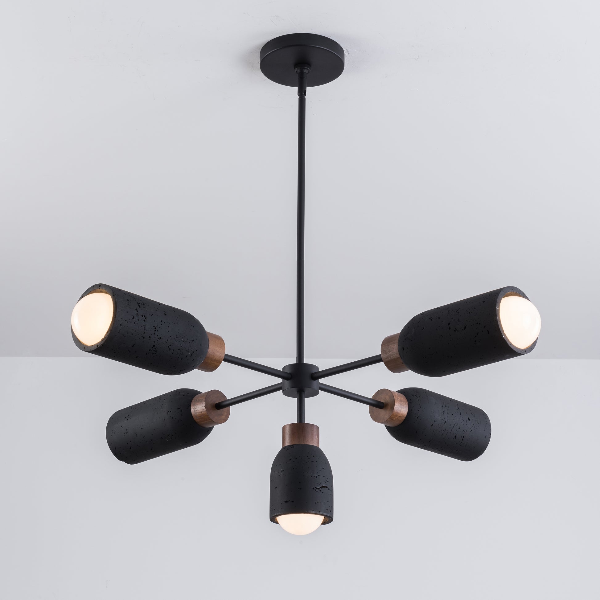 Pompeii 5-Light Pendant Lava/Black by Maxim Lighting