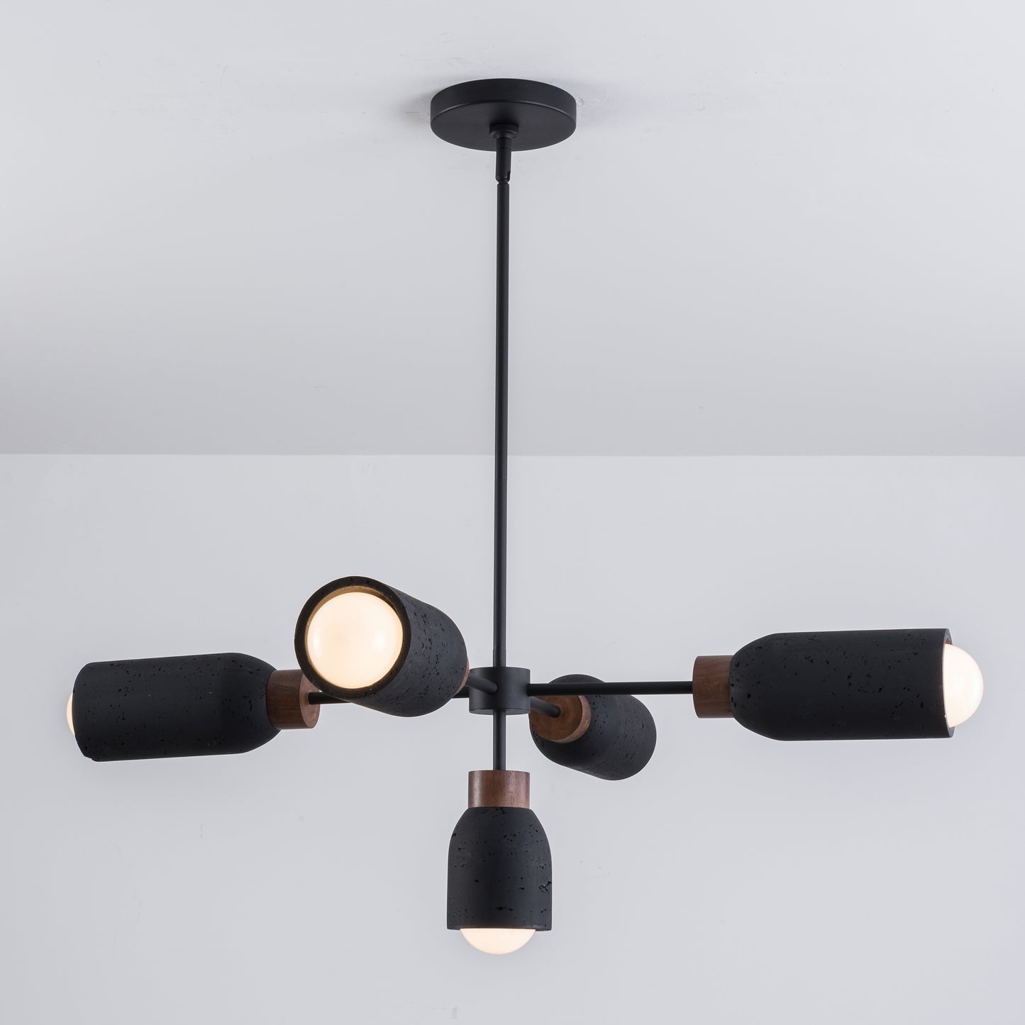 Pompeii 5-Light Pendant Lava/Black by Maxim Lighting