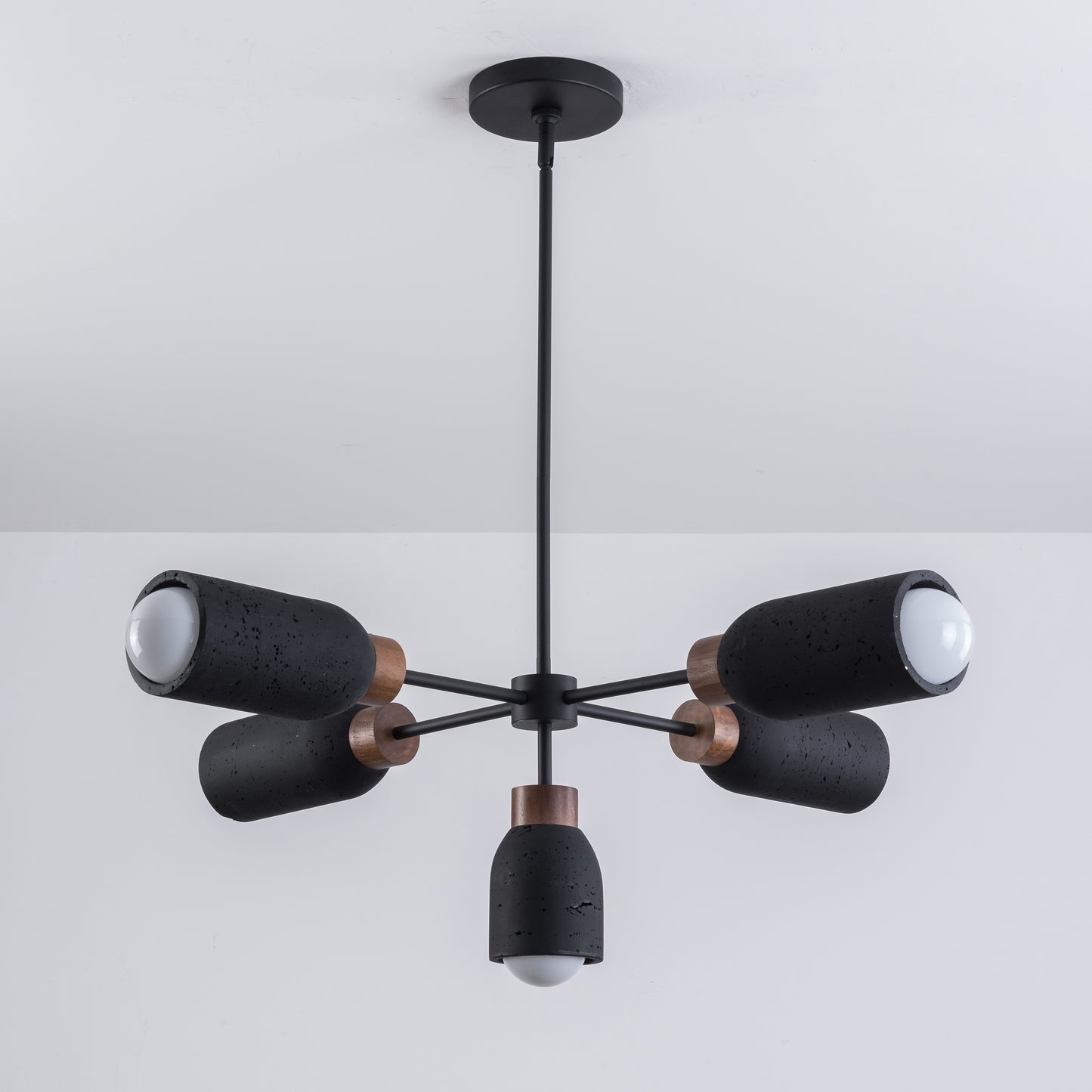 Pompeii 5-Light Pendant Lava/Black by Maxim Lighting