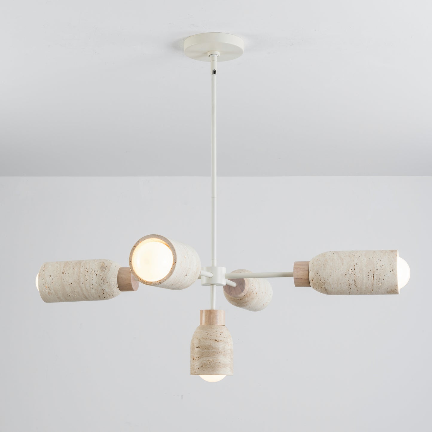 Pompeii 5-Light Pendant Travertine/Oyster by Maxim Lighting
