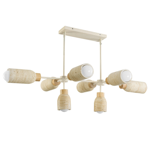 Pompeii 8-Light Pendant Travertine/Oyster by Maxim Lighting
