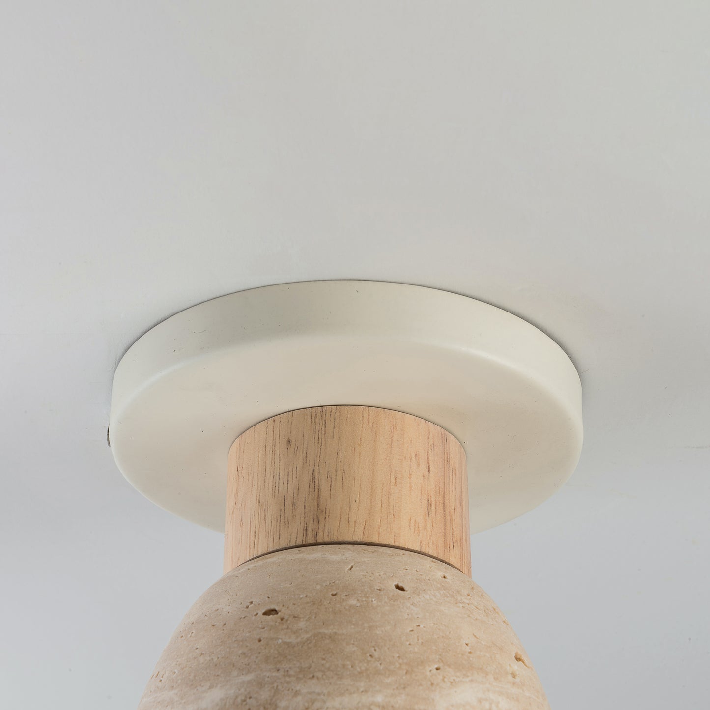 Pompeii Flush Mount Travertine/Oyster by Maxim Lighting