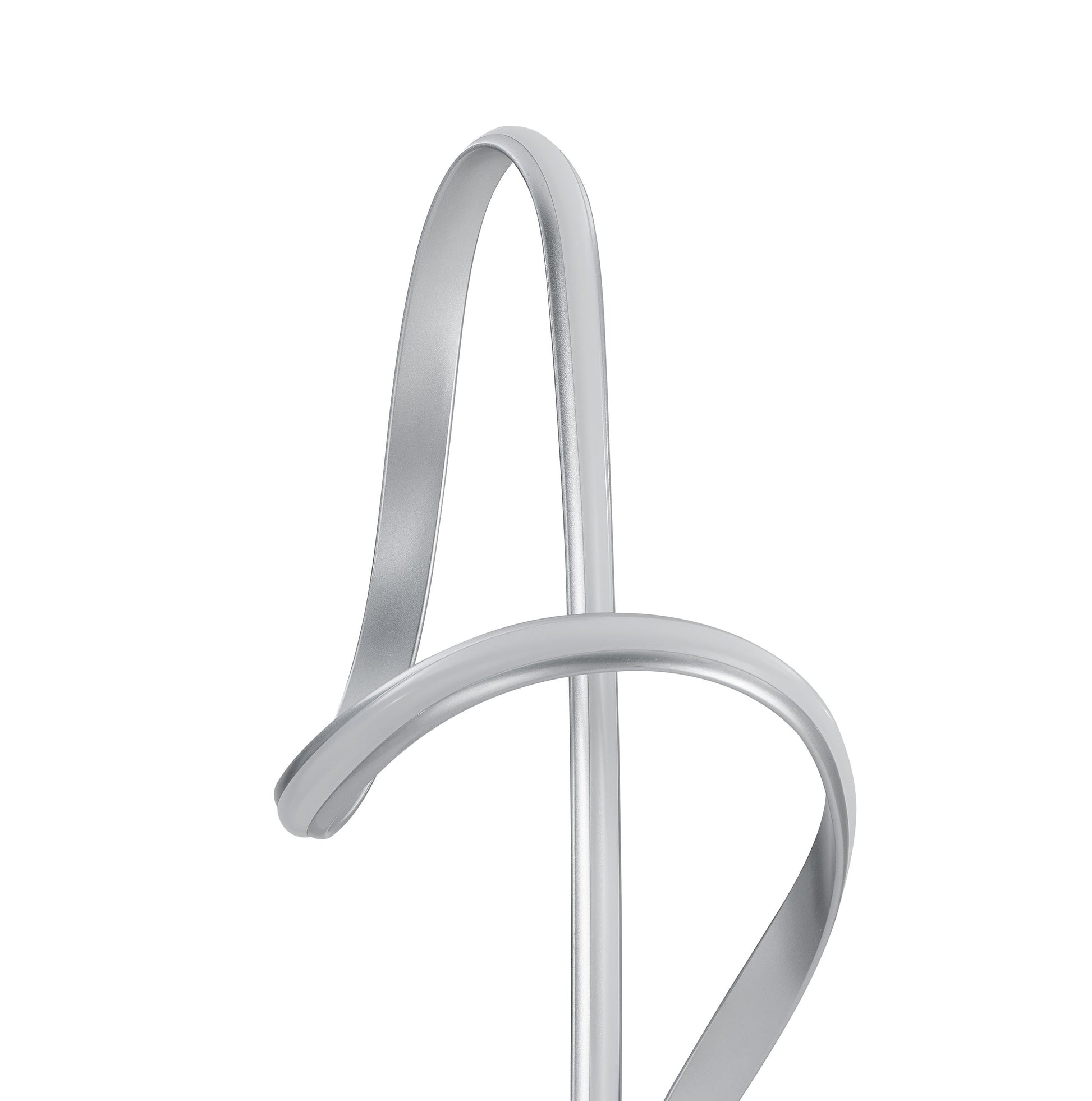 Budapest Dimmable LED 63" Tall Floor Lamp Silver by Finesse Decor FL-003