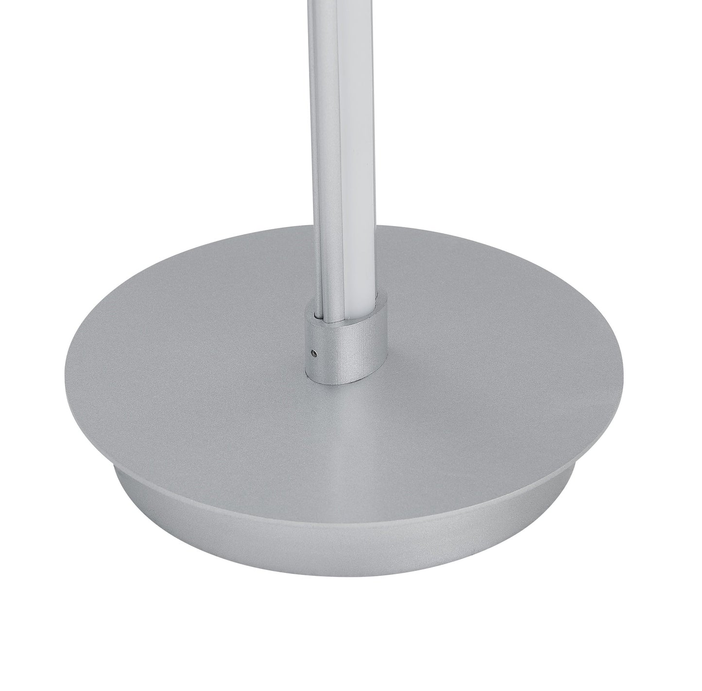 Budapest Dimmable LED 63" Tall Floor Lamp Silver by Finesse Decor FL-003