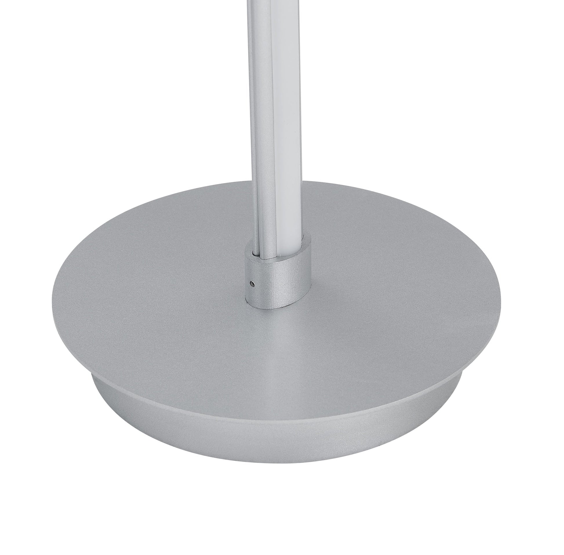 Budapest Dimmable LED 63" Tall Floor Lamp Silver by Finesse Decor FL-003