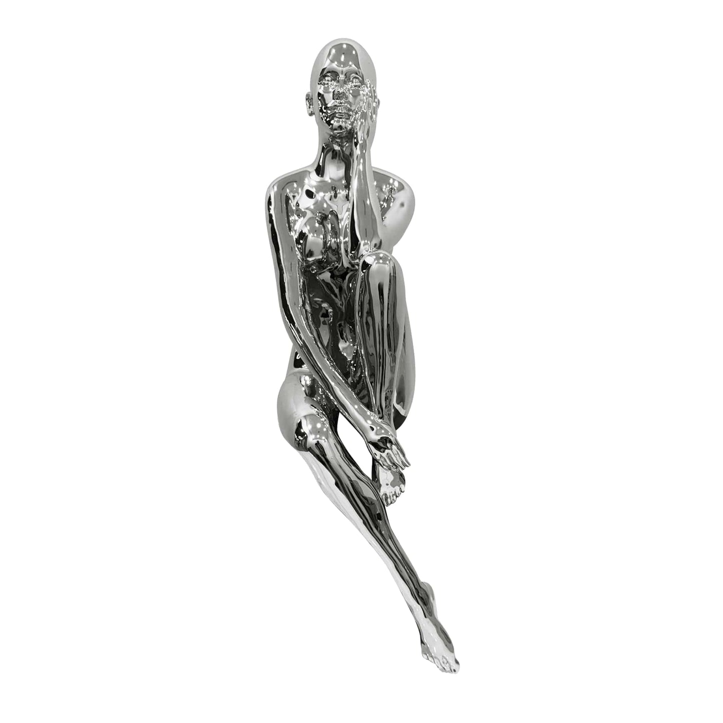 Antoinette Doll Sculpture Chrome by Finesse Decor C-7025-CH