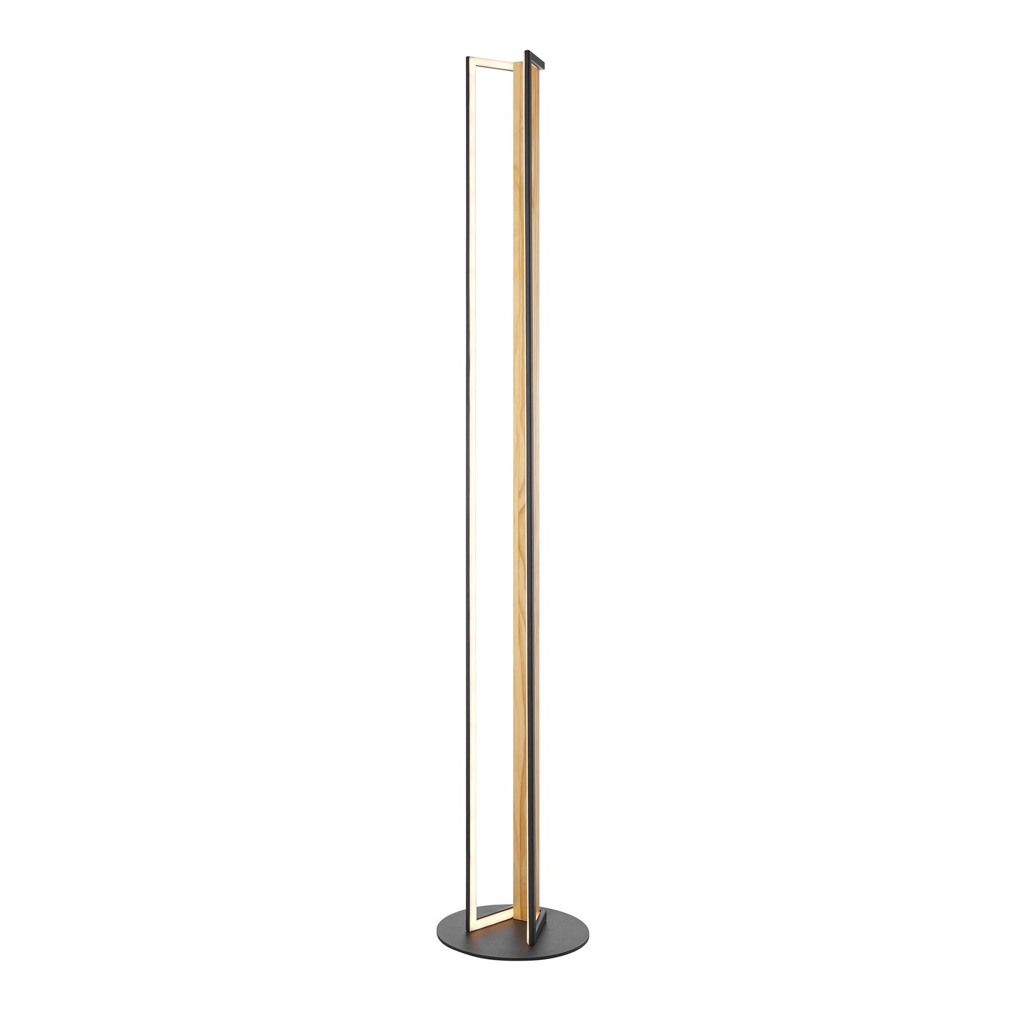 Floor Lamp Iron & Wood by Finesse Decor FL-M25-3B