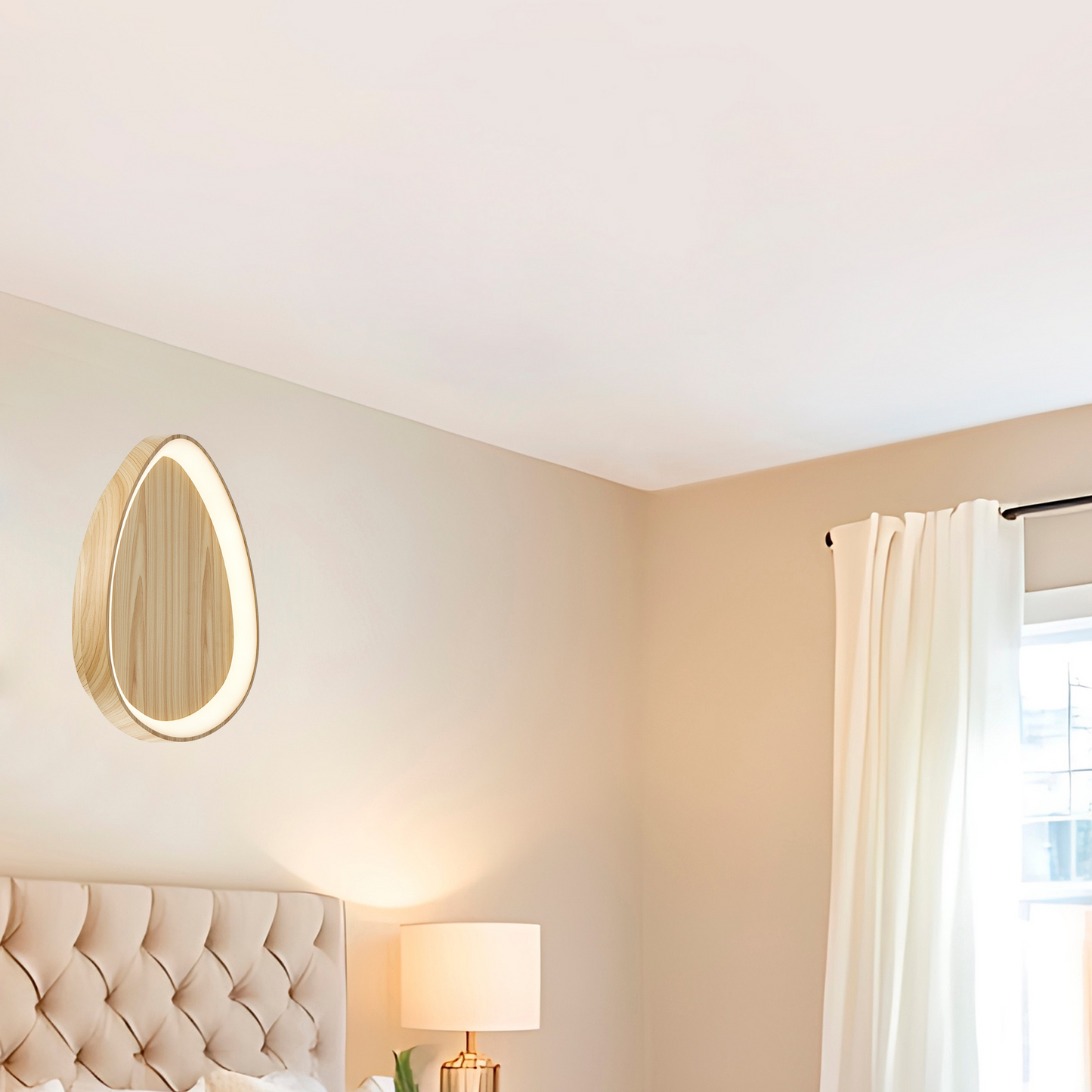 Wall Lamp Natural Wood - Finesse Decor WALL-M25-1W