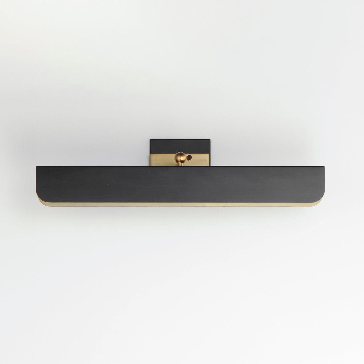 Miles 24" Articulating LED Wall Sconce Black/Natural Aged Brass by Maxim Lighting