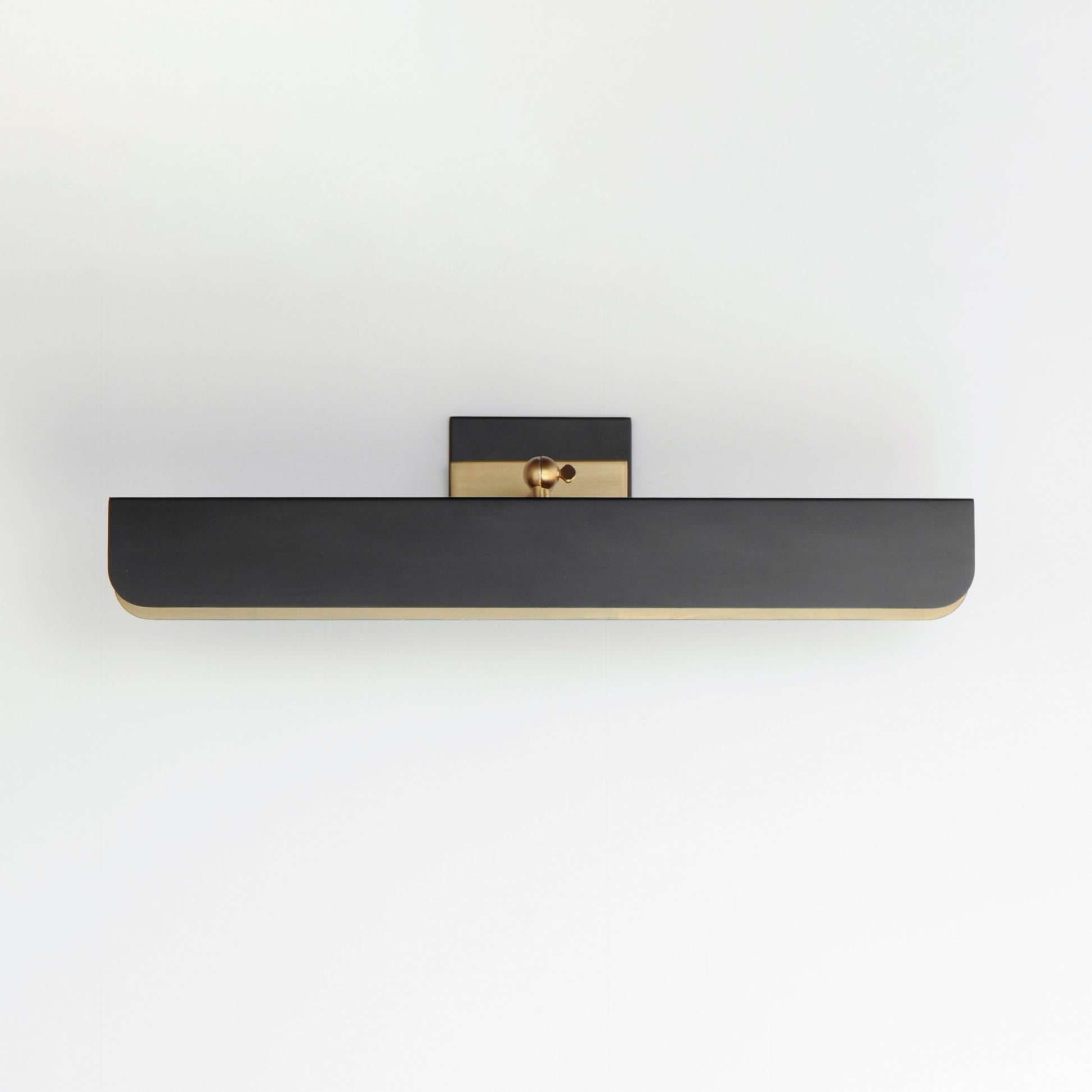 Miles 24" Articulating LED Wall Sconce Black/Natural Aged Brass by Maxim Lighting