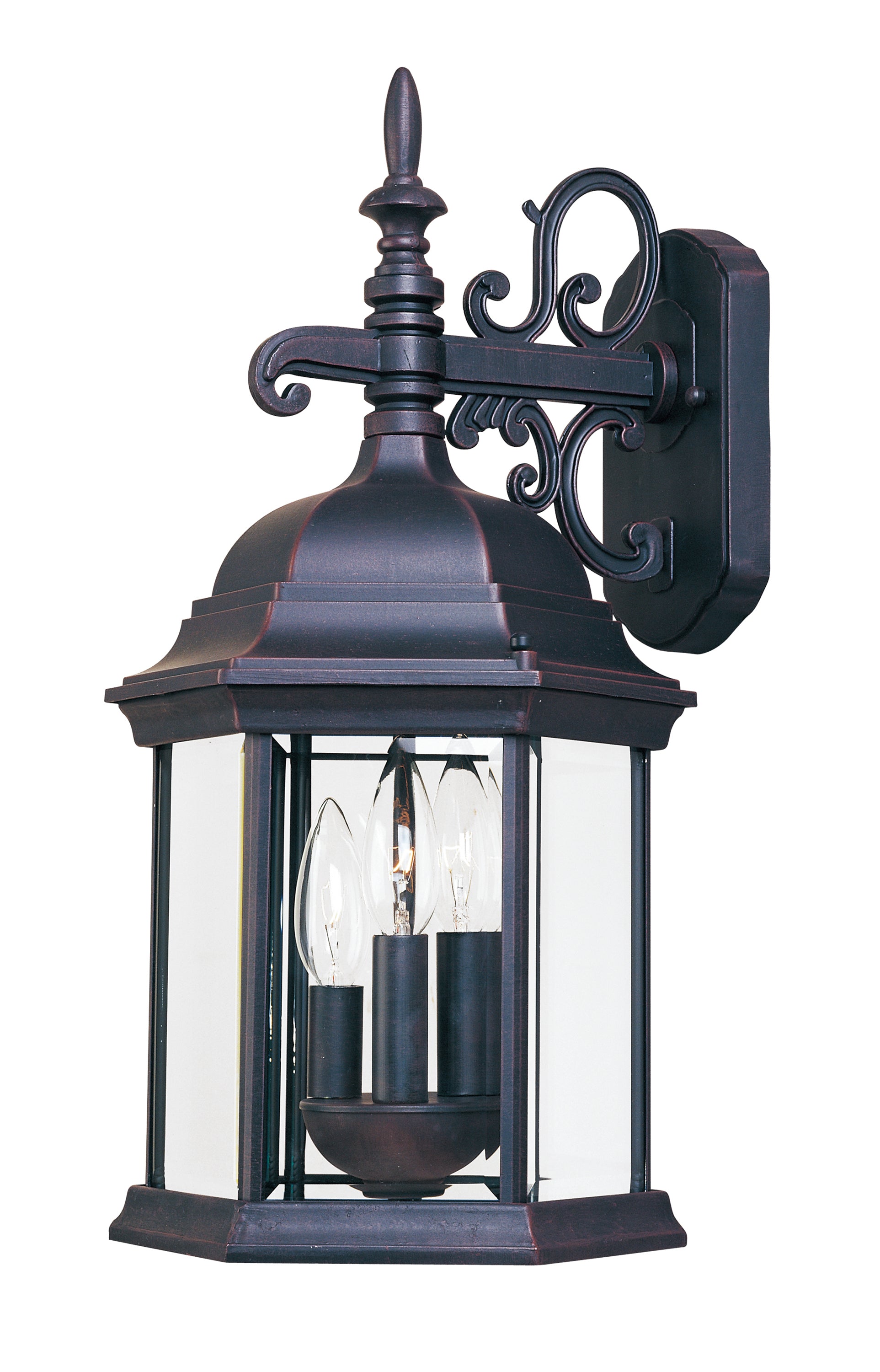 Builder Cast 3-Light Outdoor Wall Mount Empire Bronze by Maxim Lighting