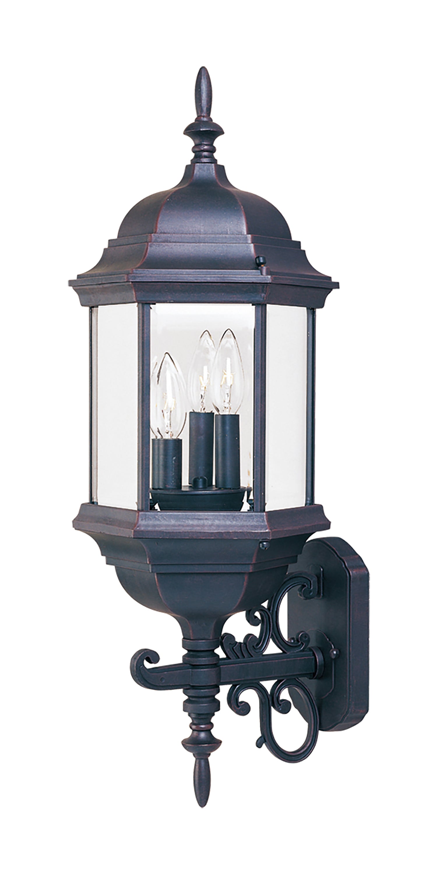 Builder Cast 3-Light Outdoor Wall Mount Empire Bronze by Maxim Lighting
