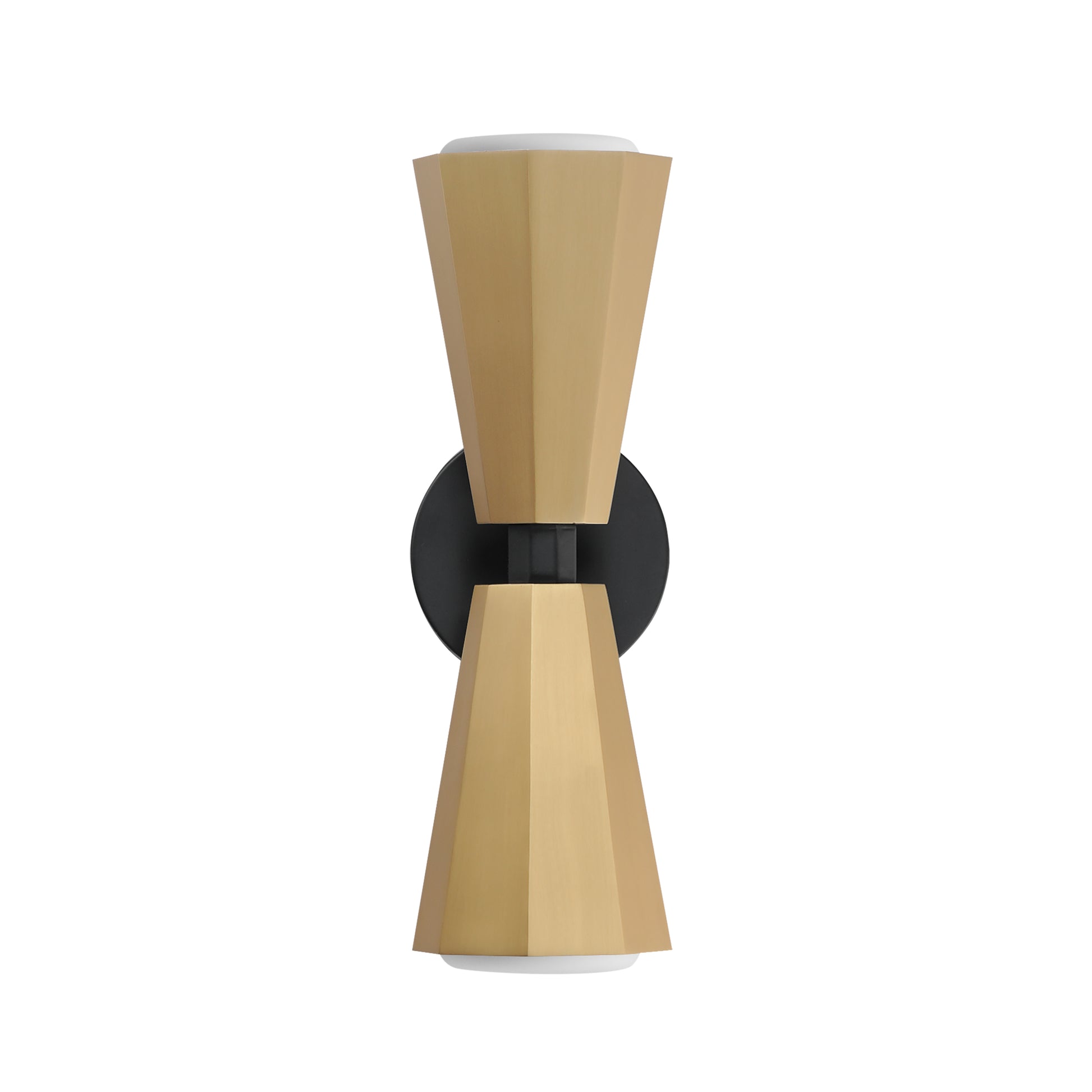 Rizzo 2-Light Wall Sconce Black/Antique Brass by Maxim Lighting