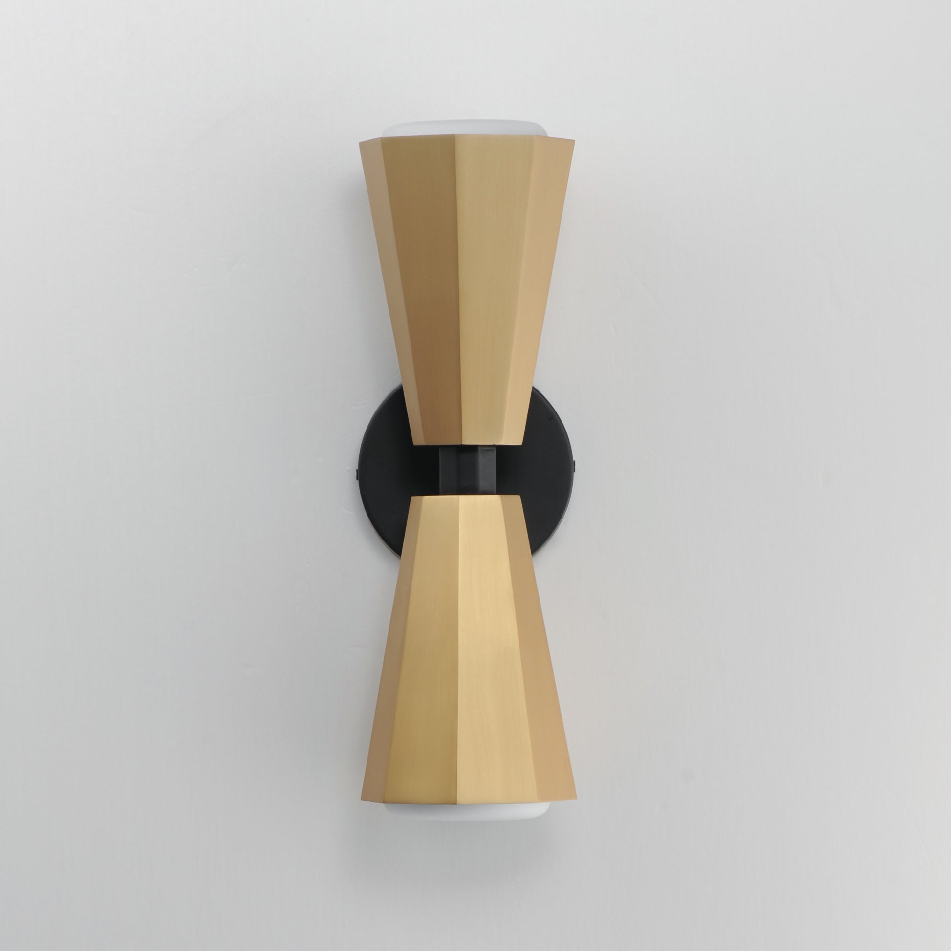 Rizzo 2-Light Wall Sconce Black/Antique Brass by Maxim Lighting