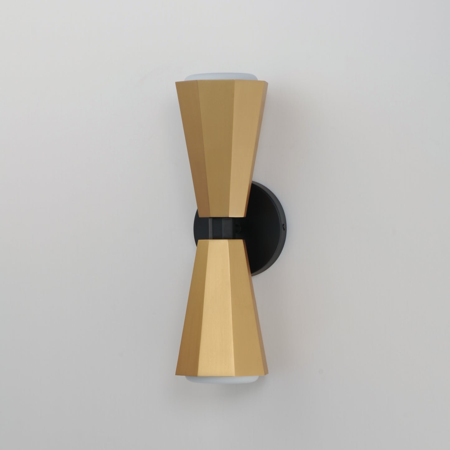 Rizzo 2-Light Wall Sconce Black/Antique Brass by Maxim Lighting