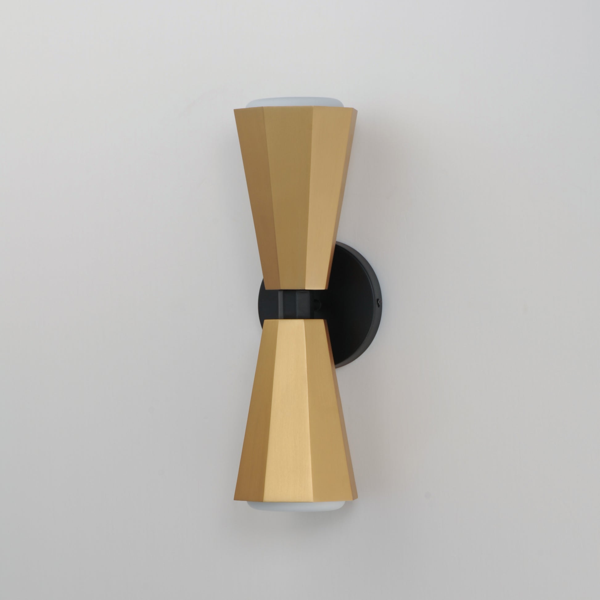 Rizzo 2-Light Wall Sconce Black/Antique Brass by Maxim Lighting
