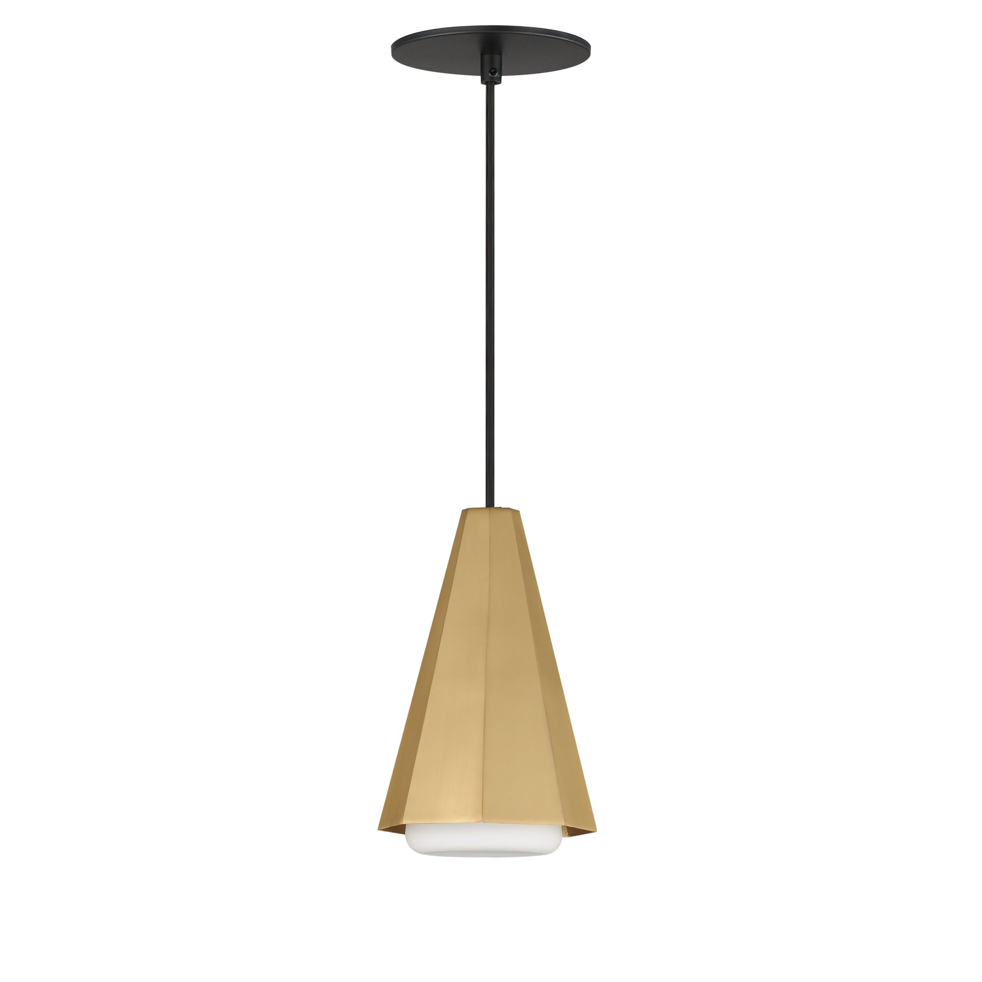 Rizzo Pendant Black/Antique Brass by Maxim Lighting