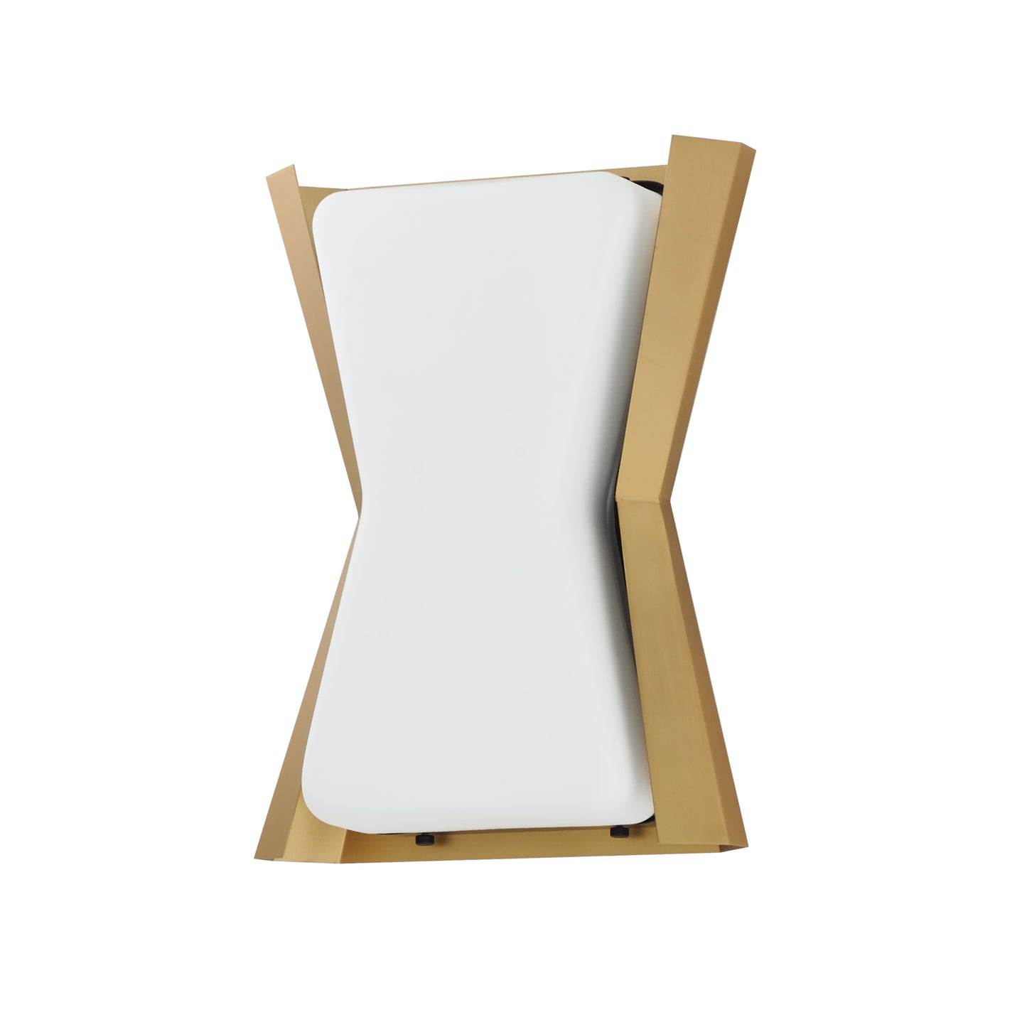 Rizzo 2-Light Flush Mount Black/Antique Brass by Maxim Lighting
