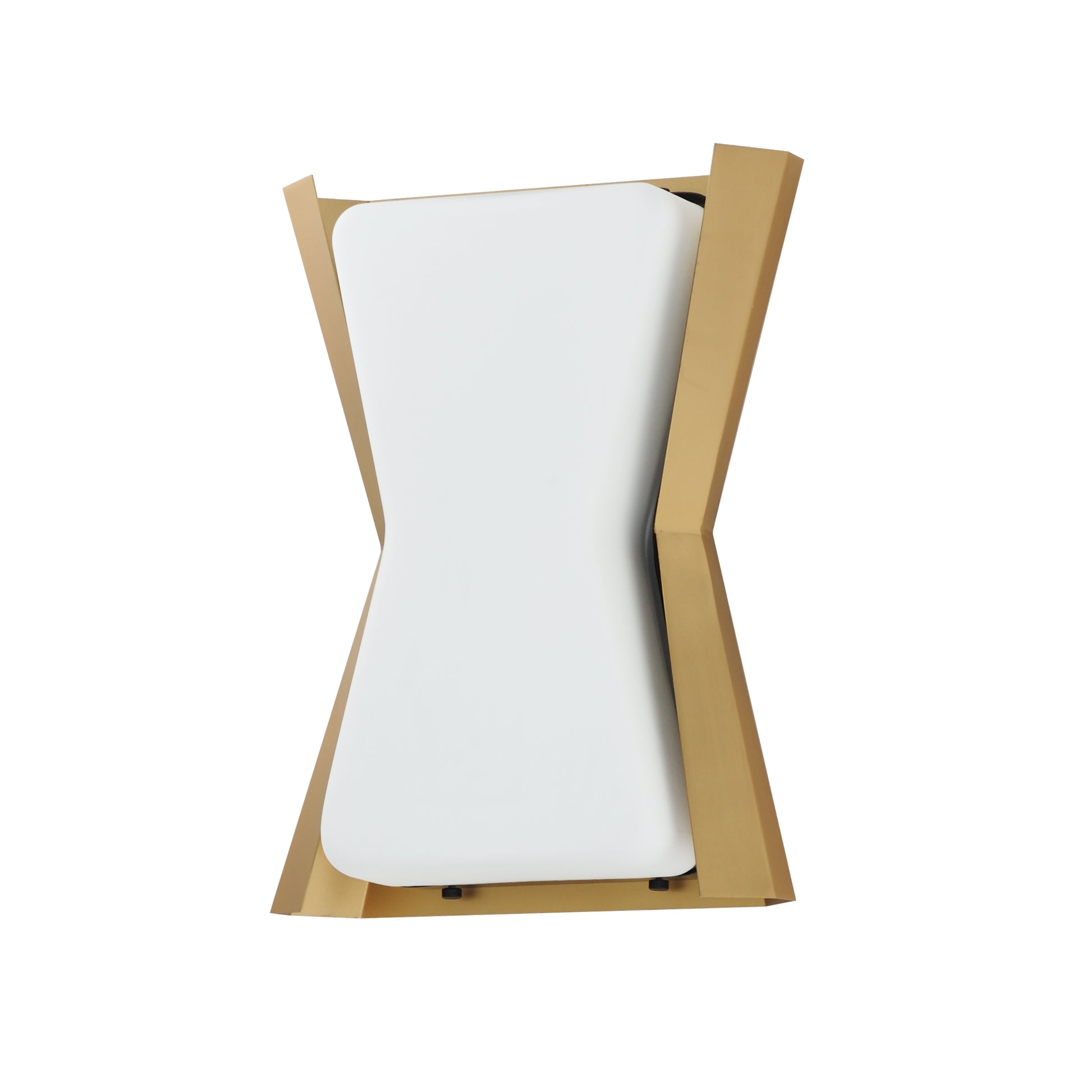 Rizzo 2-Light Flush Mount Black/Antique Brass by Maxim Lighting