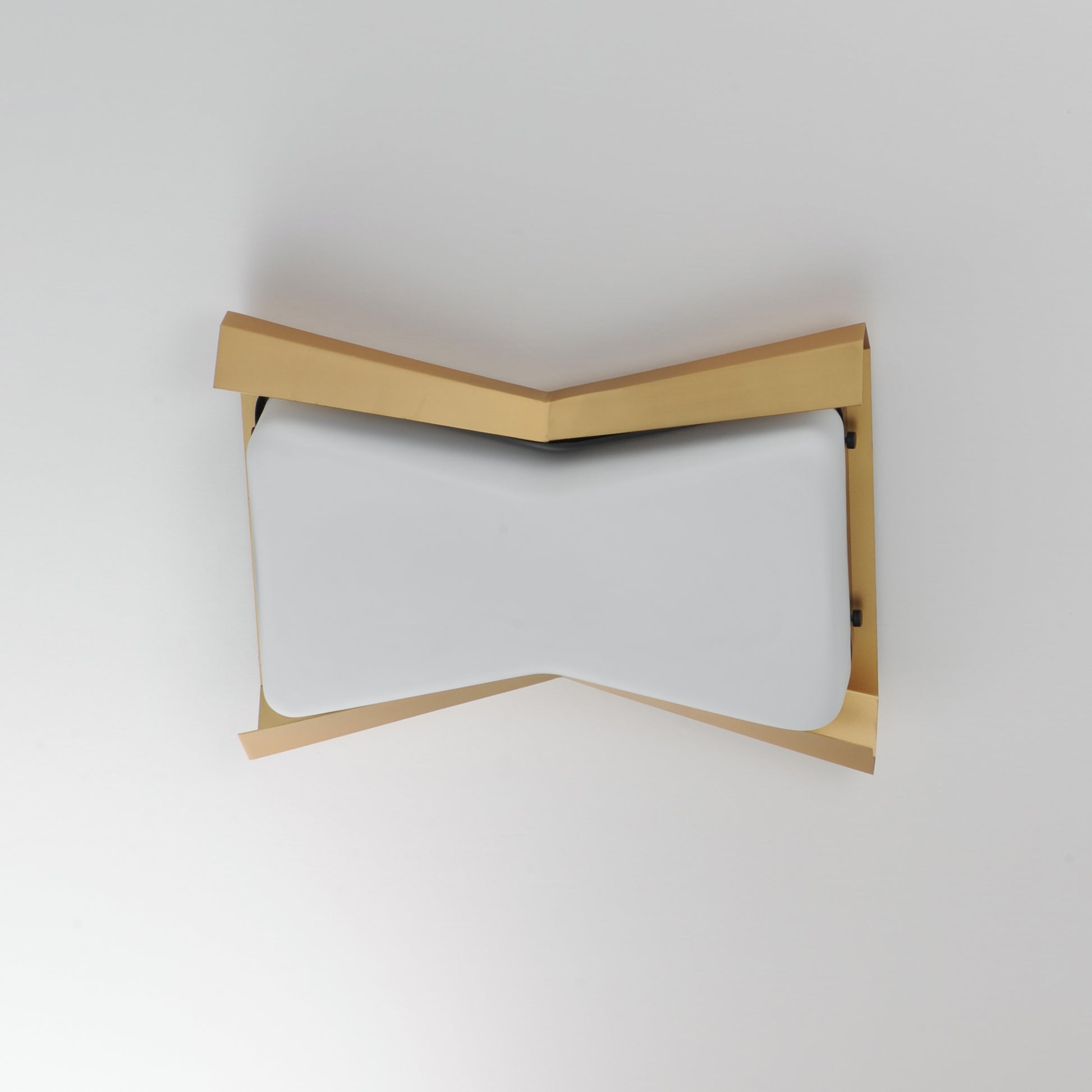 Rizzo 2-Light Flush Mount Black/Antique Brass by Maxim Lighting