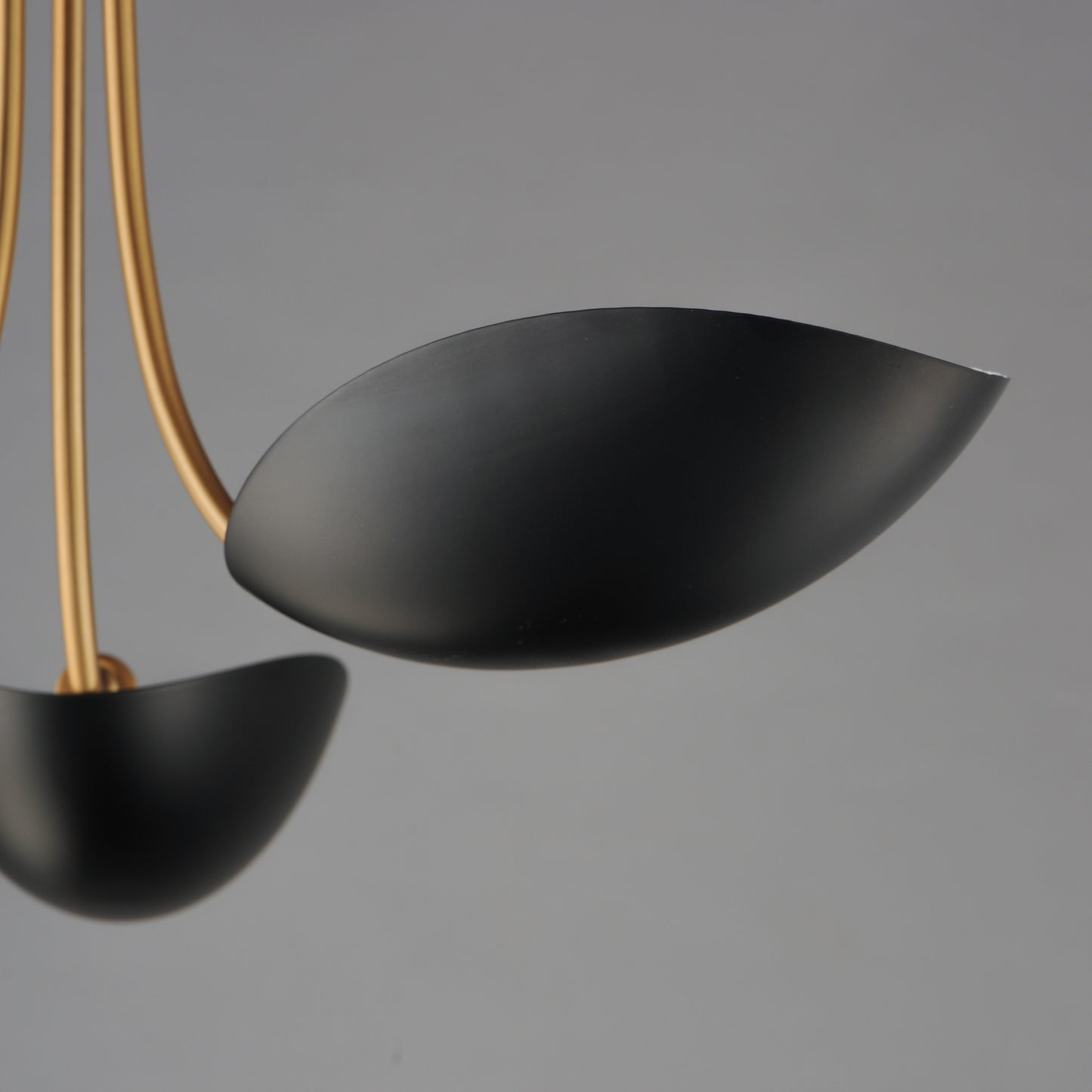 Maris 3-Light Pendant Black/Natural Aged Brass by Maxim Lighting