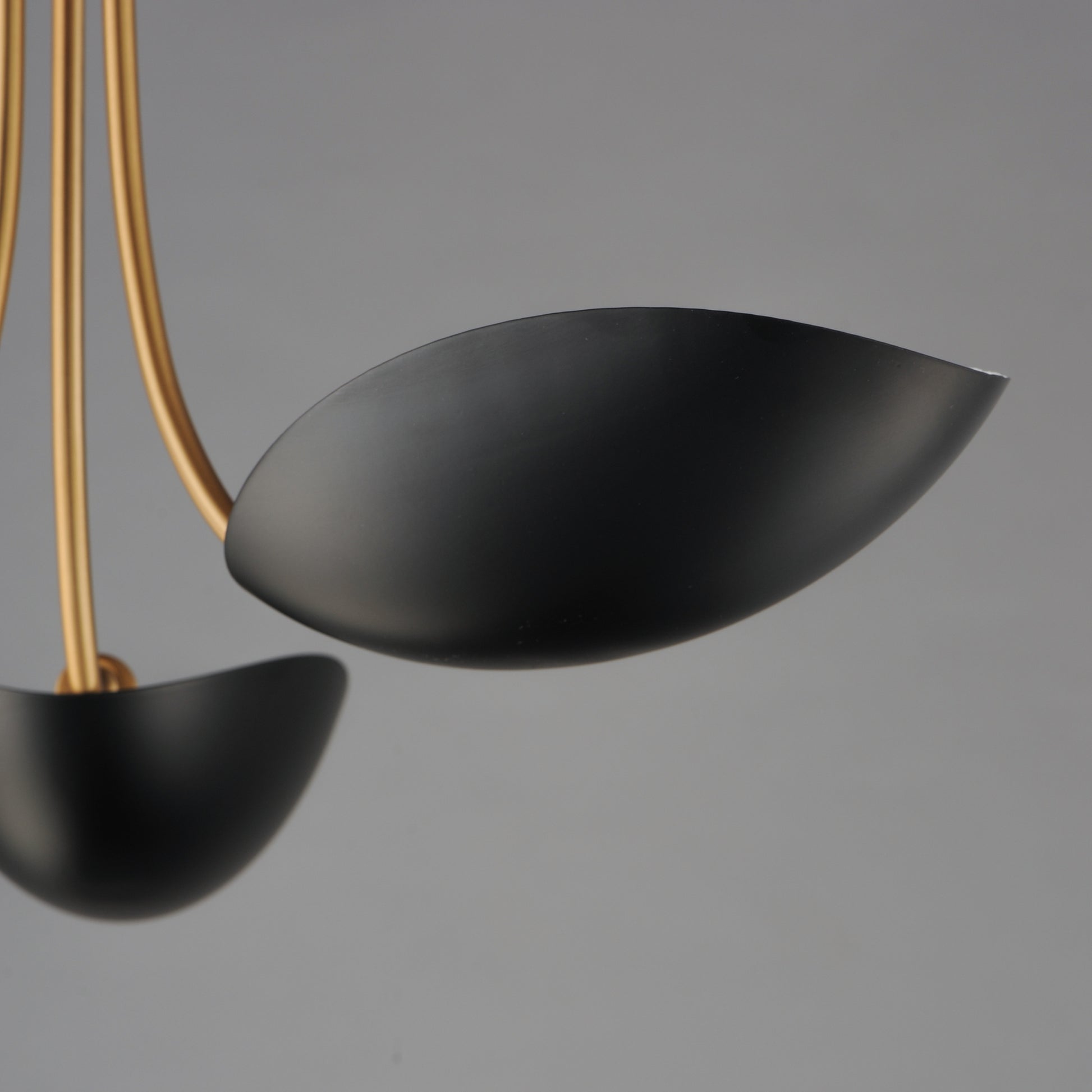 Maris 3-Light Pendant Black/Natural Aged Brass by Maxim Lighting