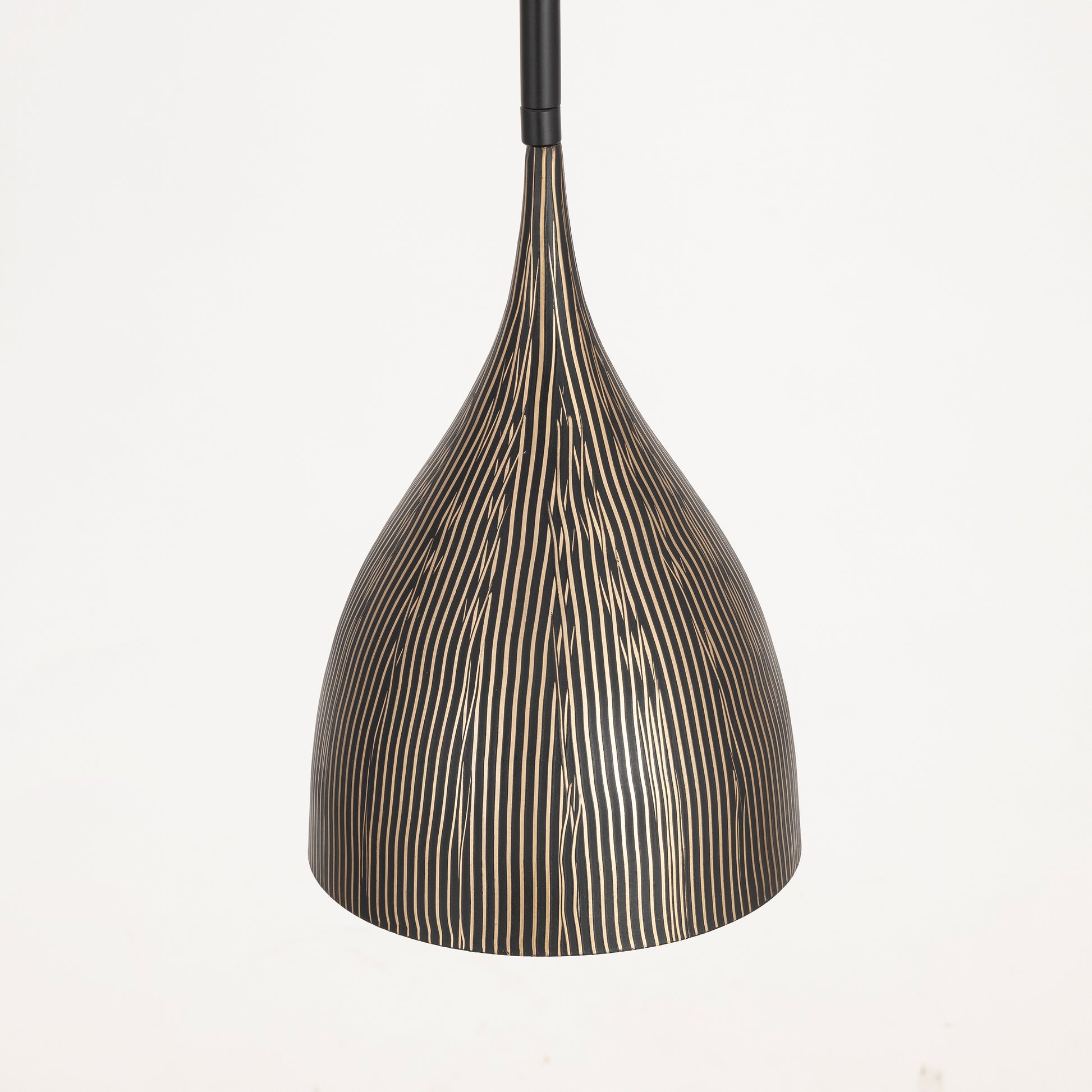 Fleur Mini Pendant Black/Gold by Maxim Lighting