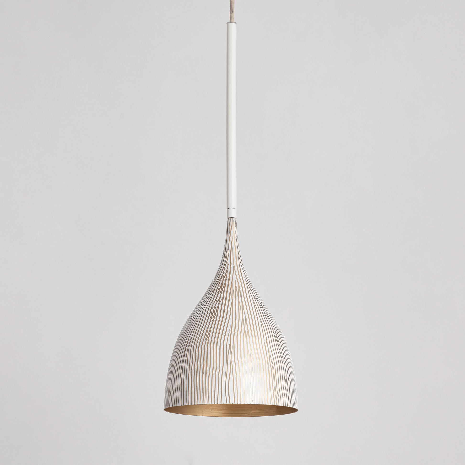 Fleur Mini Pendant White/Gold by Maxim Lighting