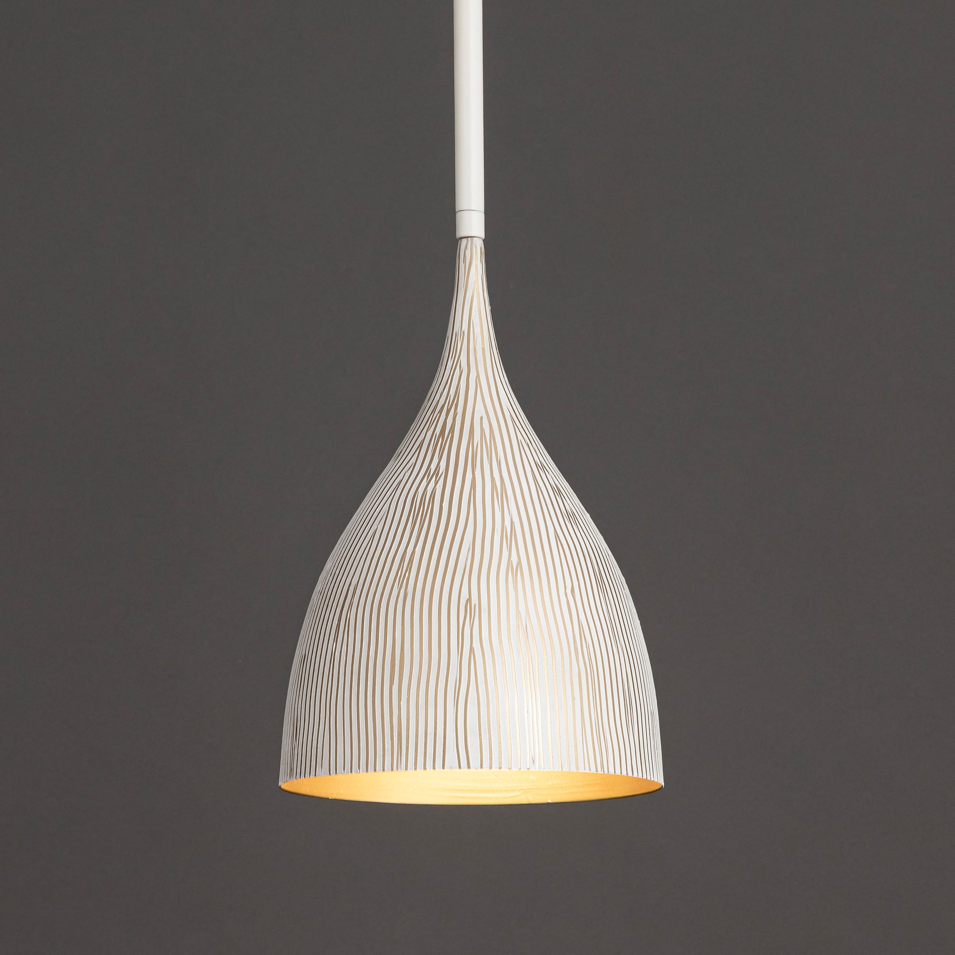 Fleur Mini Pendant White/Gold by Maxim Lighting