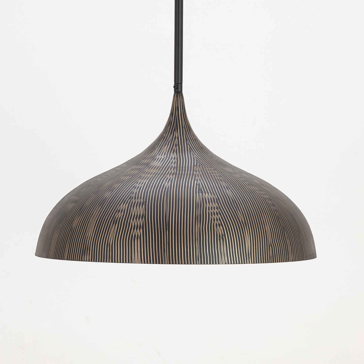 Fleur Large Pendant Black/Gold by Maxim Lighting