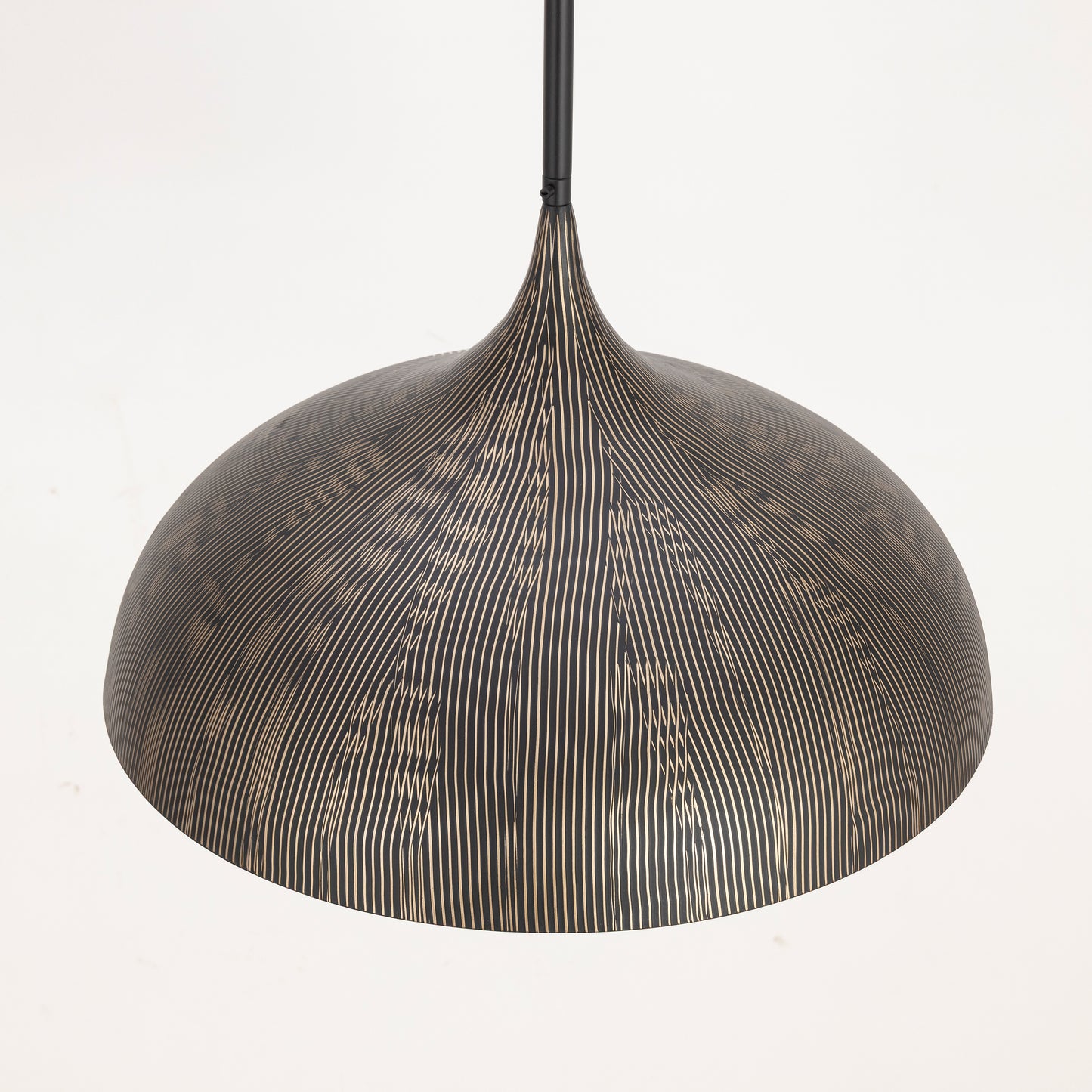 Fleur Large Pendant Black/Gold by Maxim Lighting