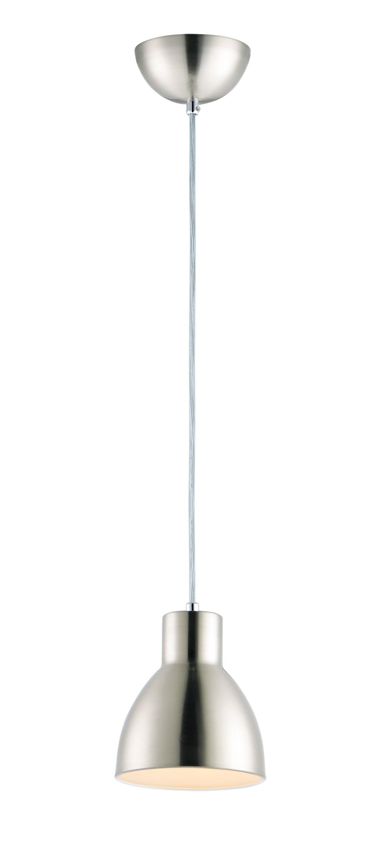 Cora 7" Mini Pendant Satin Nickel by Maxim Lighting