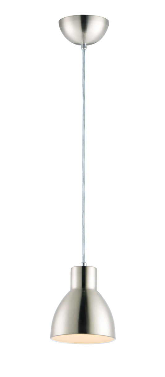 Cora 7" Mini Pendant Satin Nickel by Maxim Lighting