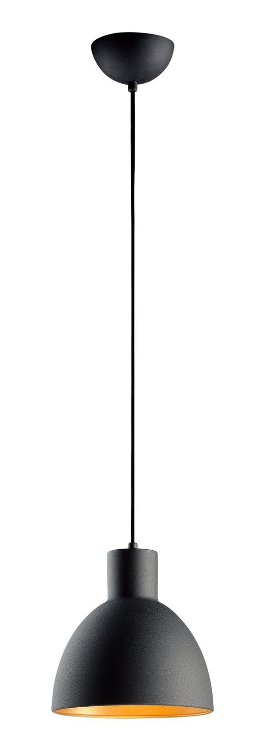 Cora 8.75" Pendant Black/Gold by Maxim Lighting