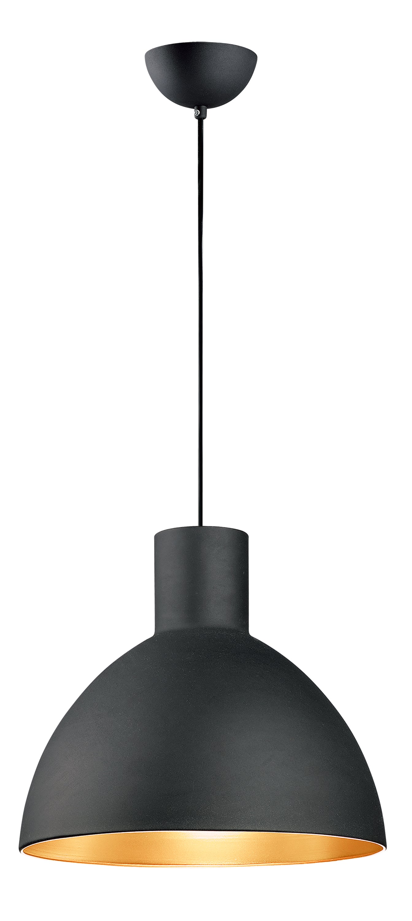 Cora 20" Pendant Black/Gold by Maxim Lighting