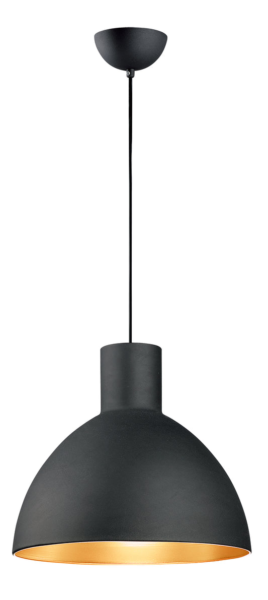 Cora 20" Pendant Black/Gold by Maxim Lighting