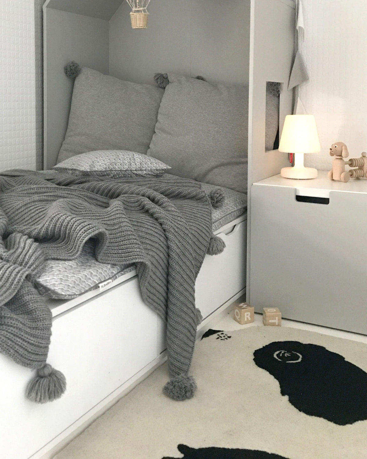 EO Play Panda Rug – styled in a room (photo 2 of 8)