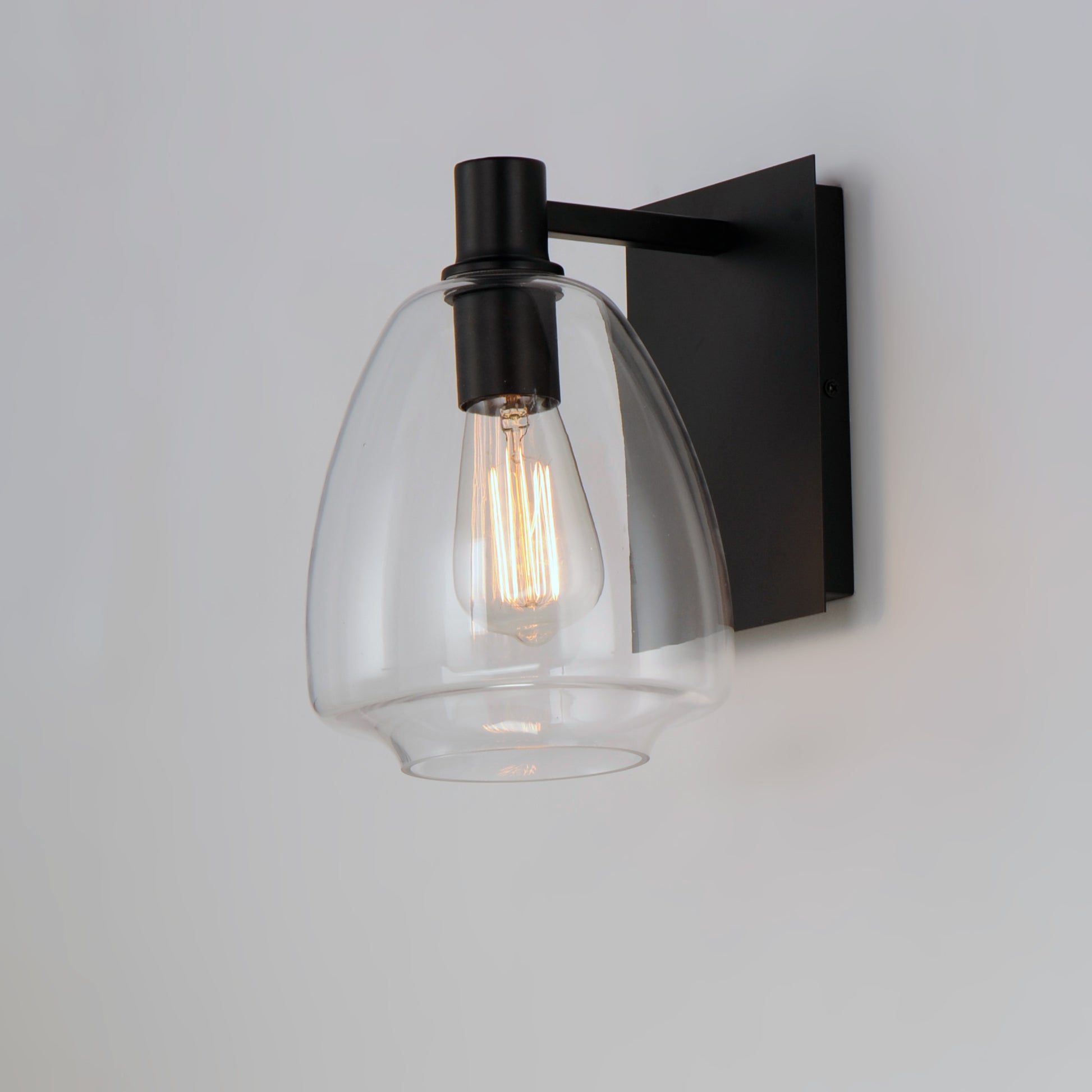 Babylon Wall Sconce Black by Maxim Lighting