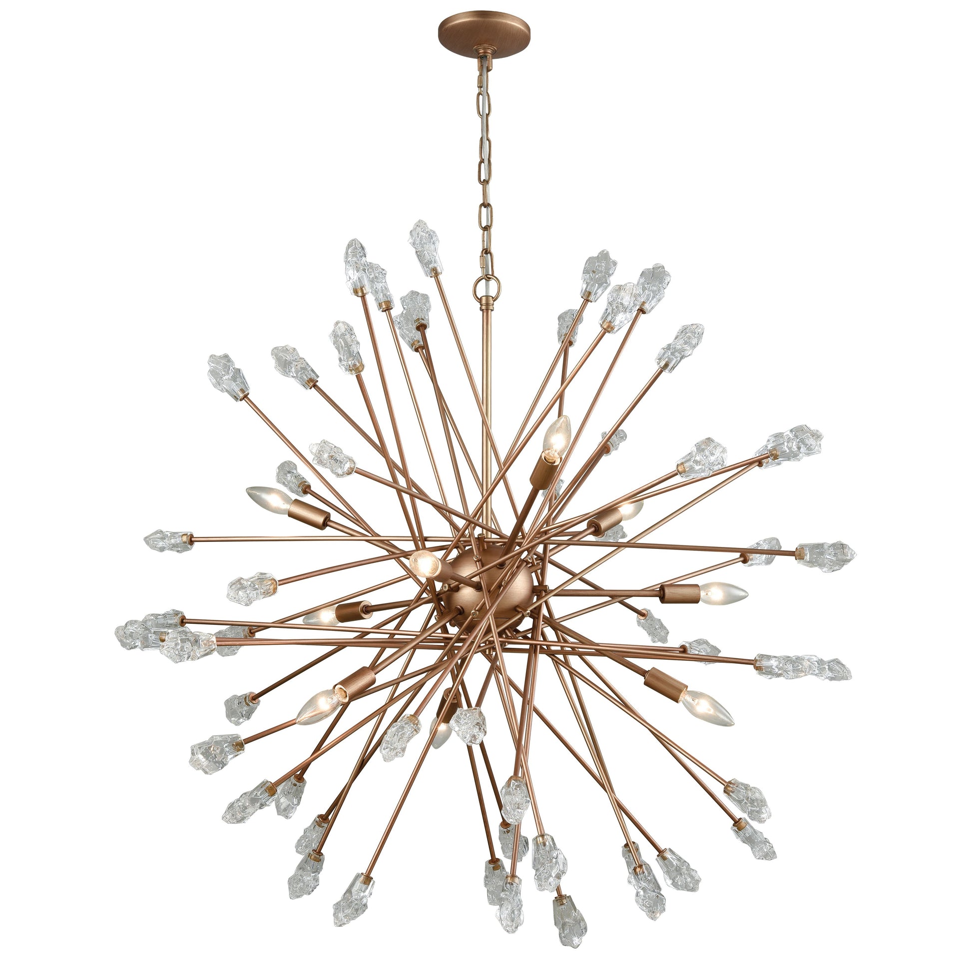 Serendipity 38" 9-Light Chandelier Matte Gold by Elk