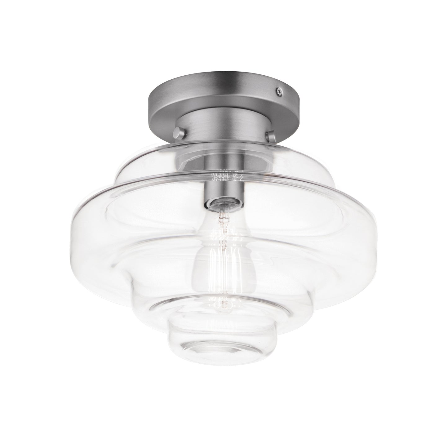 Harbor Flush Mount Satin Nickel by Maxim Lighting