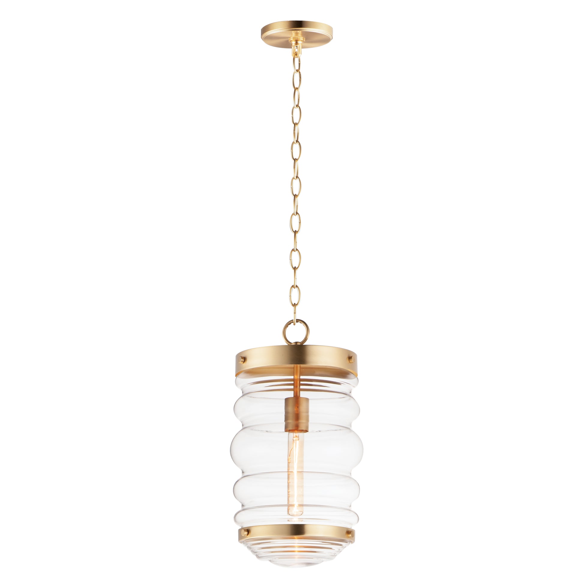 Newport Pendant Satin Brass by Maxim Lighting
