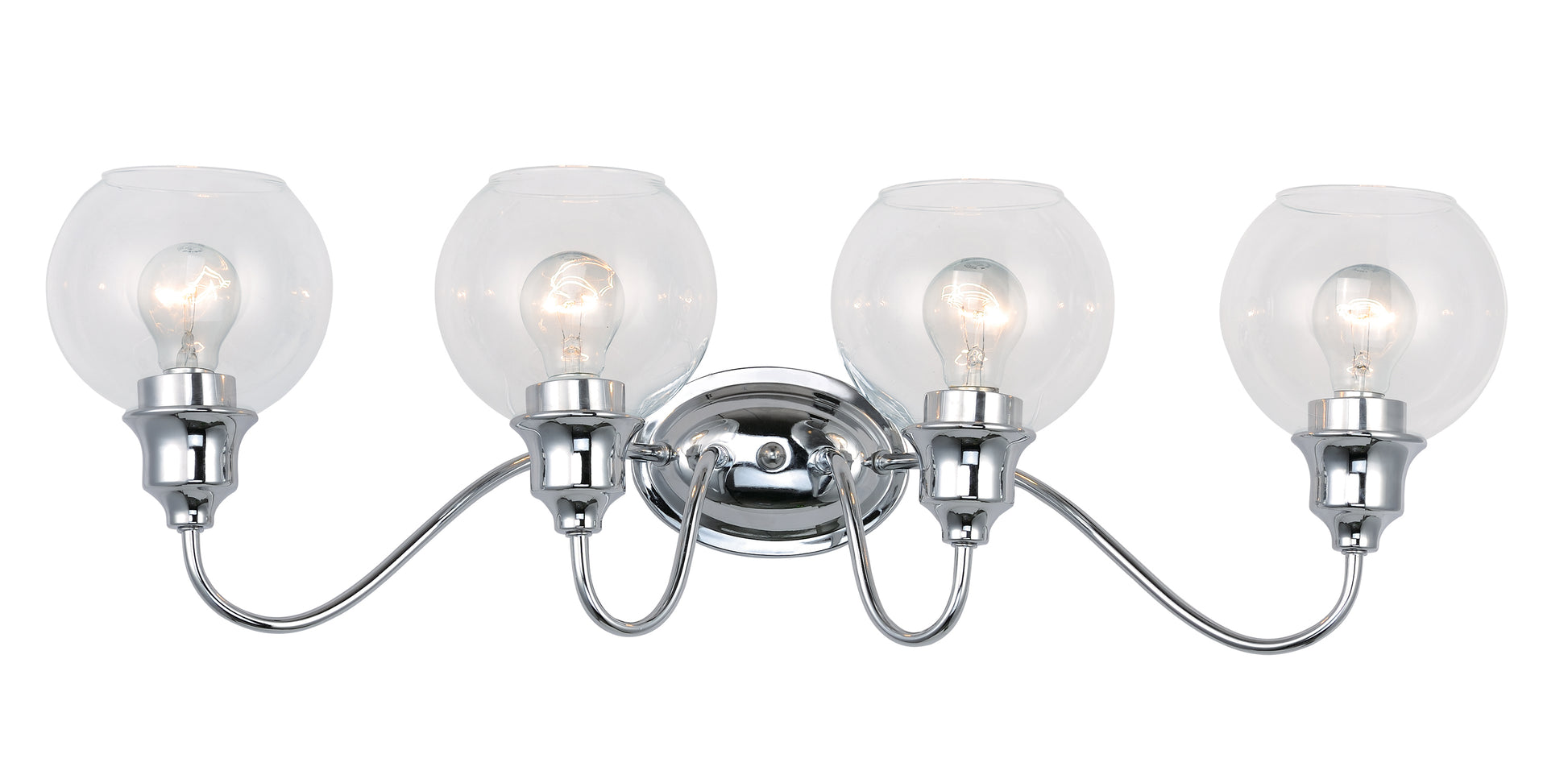 Ballord 4-Light Bath Vanity Polished Chrome by Maxim Lighting