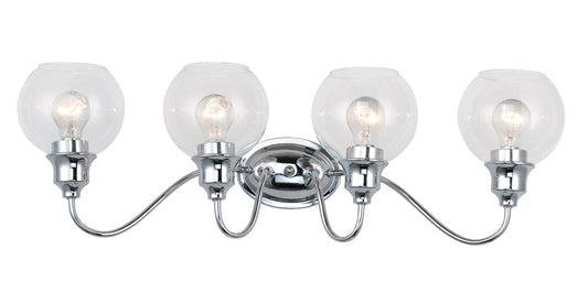 Ballord 4-Light Bath Vanity Polished Chrome by Maxim Lighting
