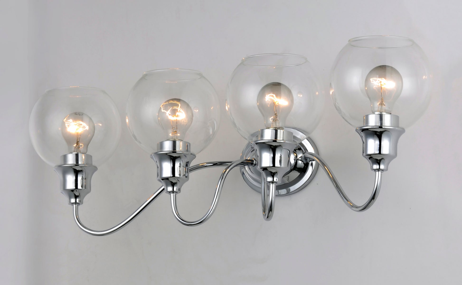 Ballord 4-Light Bath Vanity Polished Chrome by Maxim Lighting