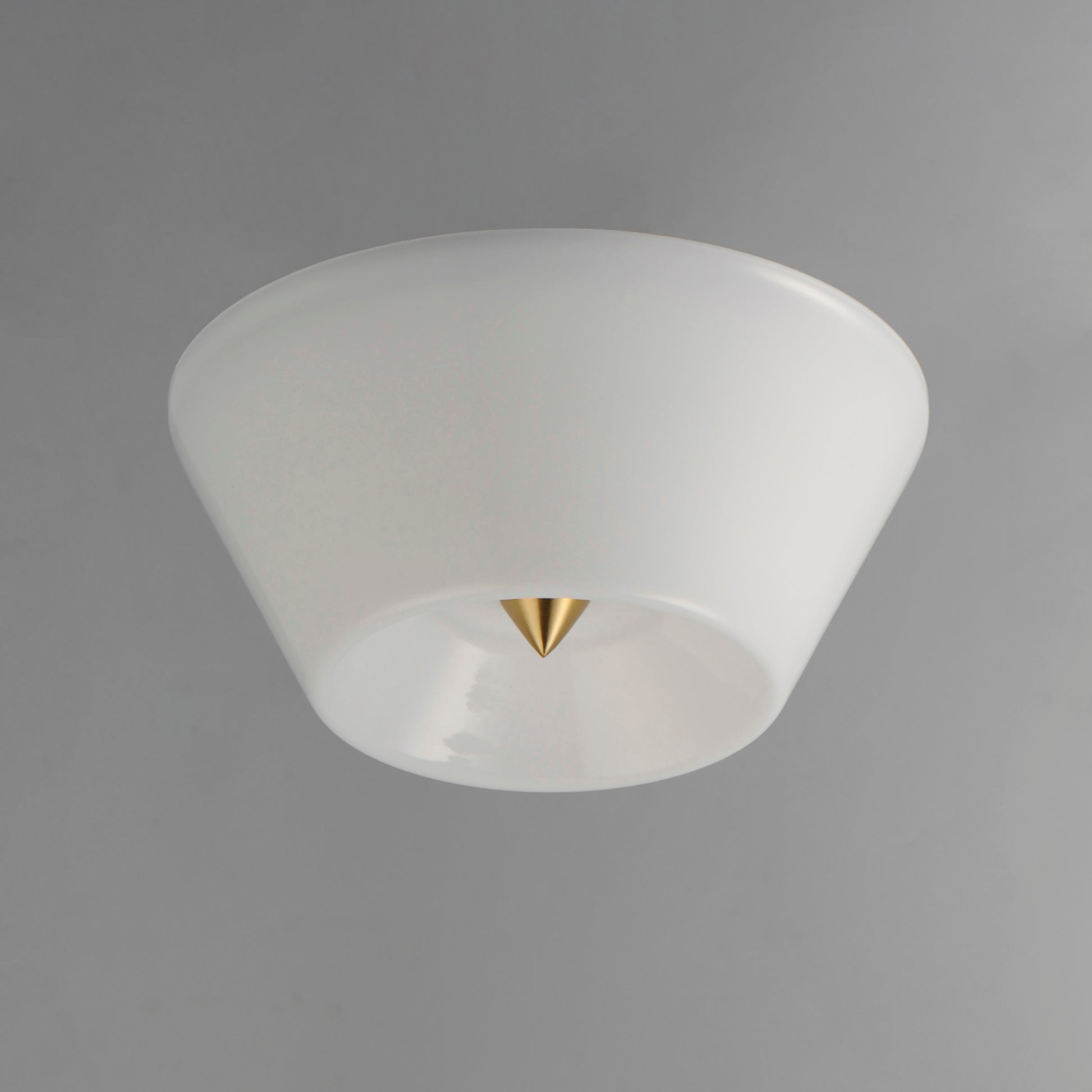 Tack LED Flush Mount Natural Aged Brass by Maxim Lighting
