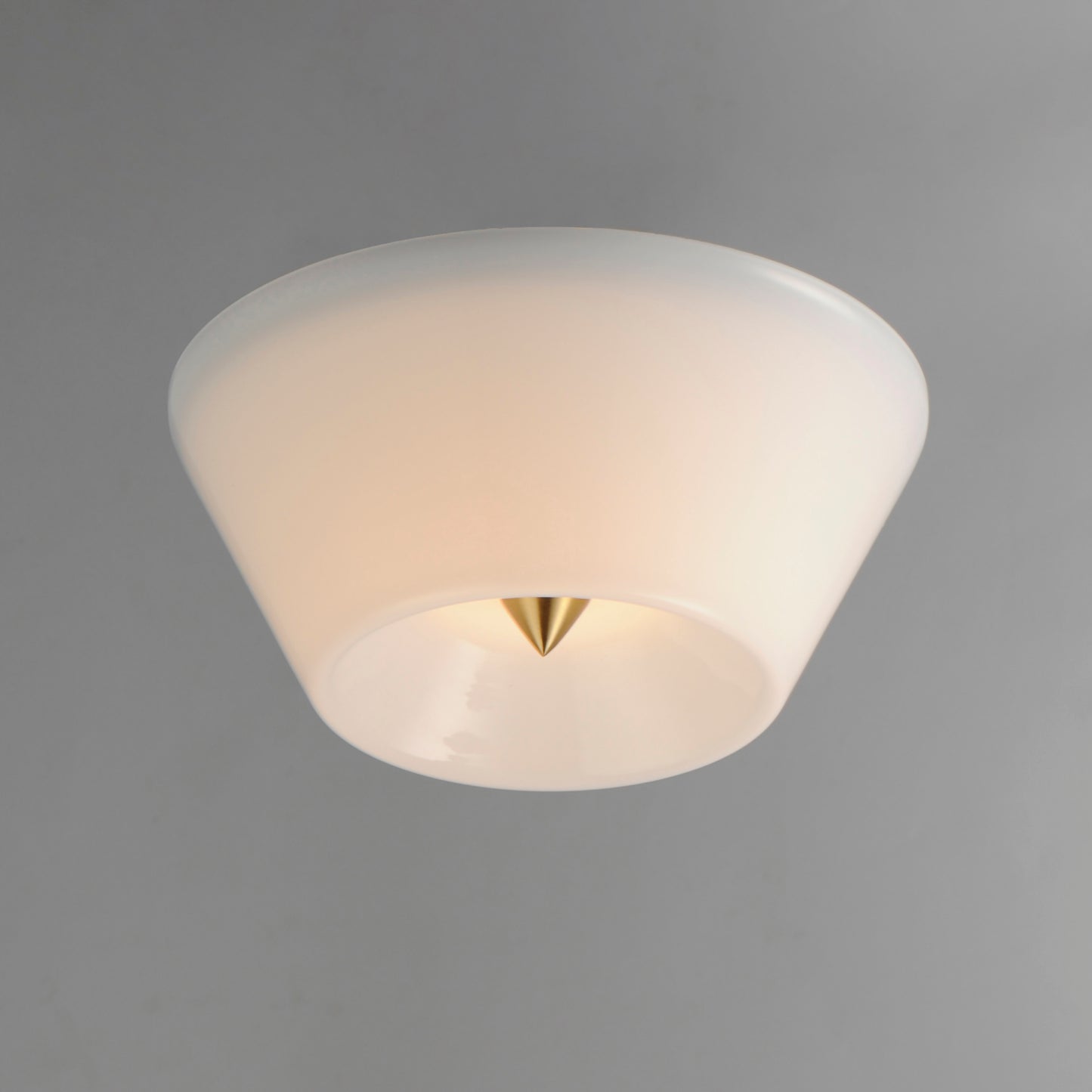 Tack LED Flush Mount Natural Aged Brass by Maxim Lighting